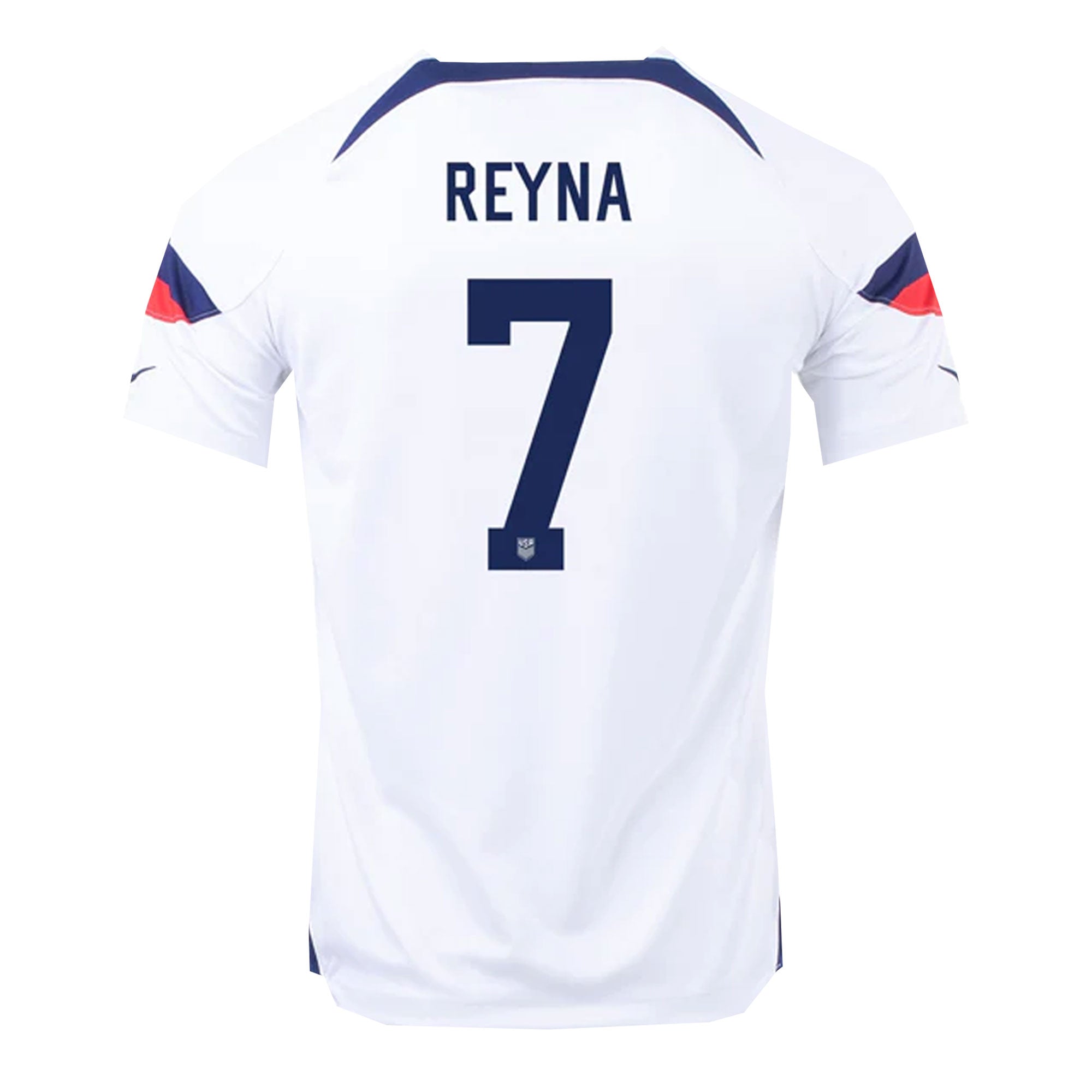 Nike Men's USA 2022/23 Home Jersey w/ Reyna #7 Printing、mySite、bottomscart