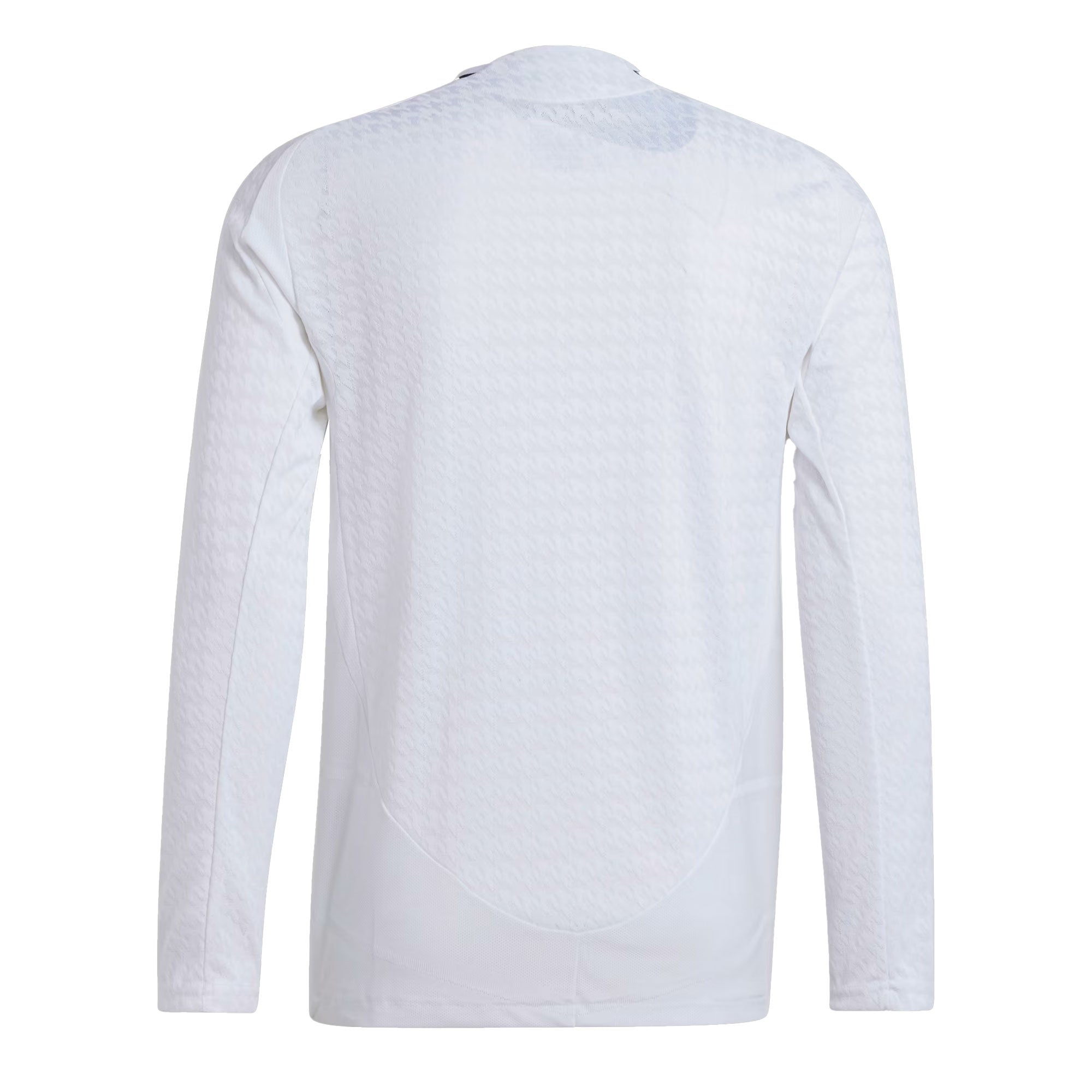 adidas Men's Real Madrid 2024/25 Authentic Home Long Sleeve Jersey White/Black、mySite、bottomscart