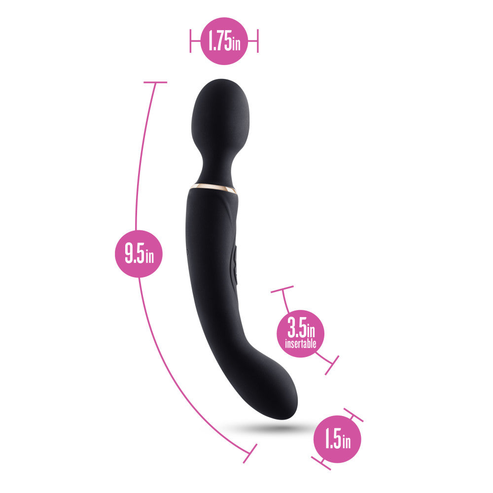 Blush Gia 7 Function 2-In-1 Dual Motor Vibrating Massage Wand、mySite、bottomscart