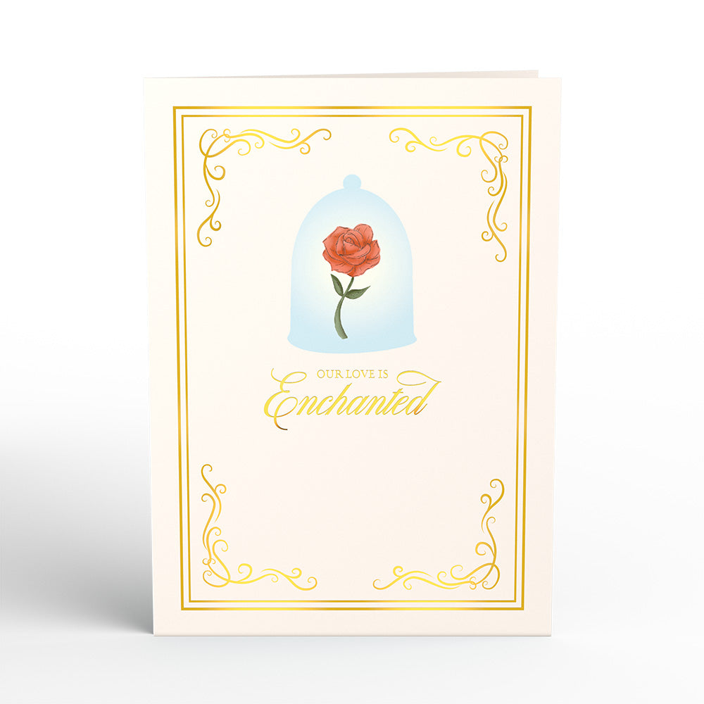 Disney's Beauty and The Beast Enchanted Love Pop-Up Card、mySite、solidvoid