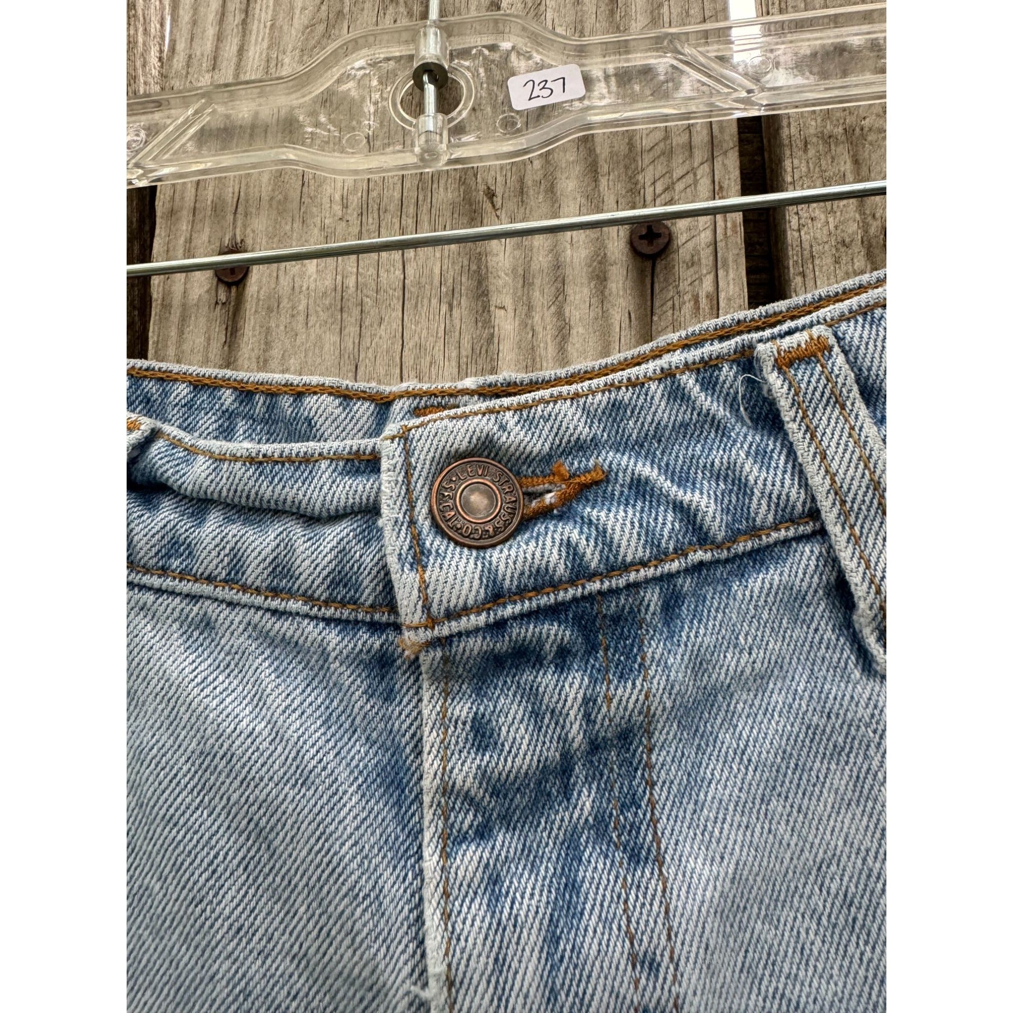 90's Levi's Medium Wash Cut Off Raw Hem Denim Jean Shorts Waist 32、mySite、garagedoors4me