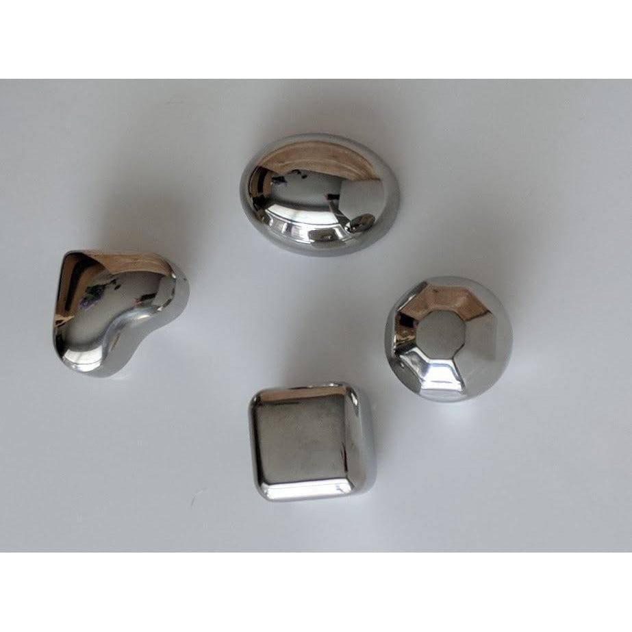 Stainless Steel Ice Cubes & Straws-Undiluted Cold Drinks! Perfect for Iced Coffee & Alcoholic Drinks. *、mySite、g9winljtr