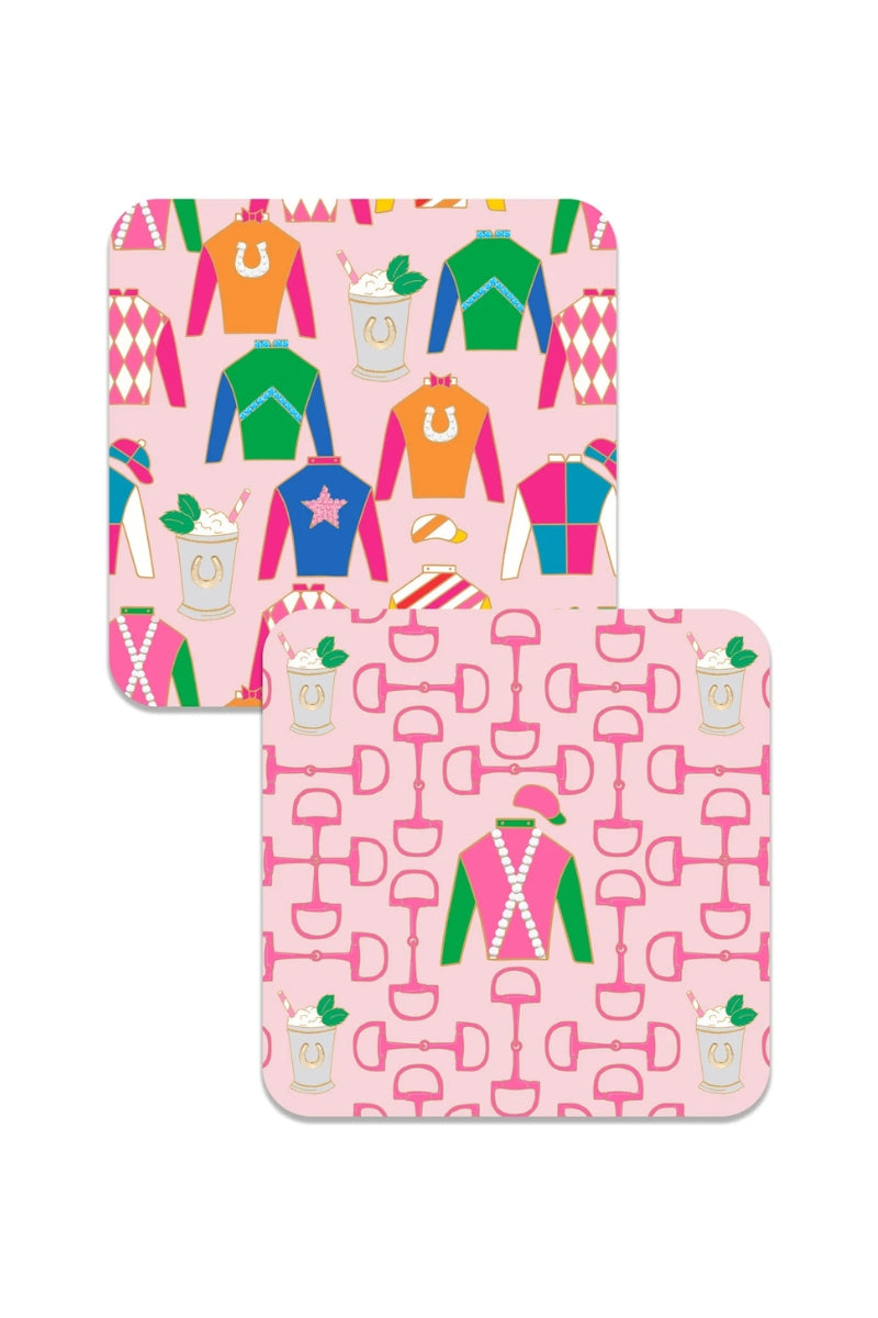 Derby Party Paper Coasters-Set of 8 - FINAL SALE、mySite、hinf8tx79