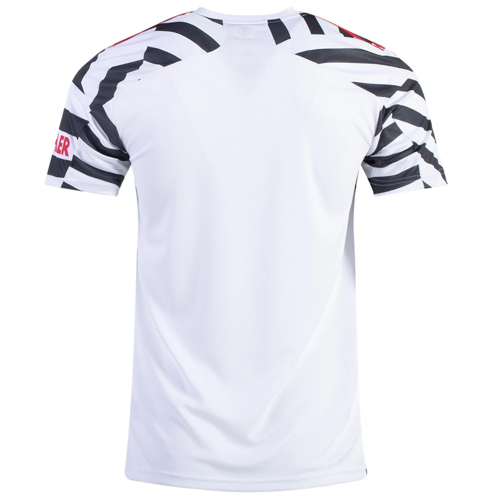 adidas Men's Manchester United 2020/21 Third Jersey White/Black、mySite、noshort