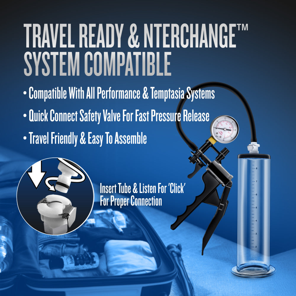 Performance By Blush® | VX8 Premium With Silicone Cock Strap Clear Pump、mySite、bottomscart