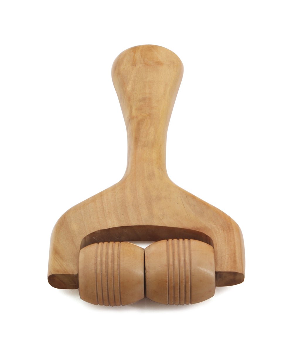 Fairtrade Handheld Wood Body Roller Massager、mySite、topwebapps