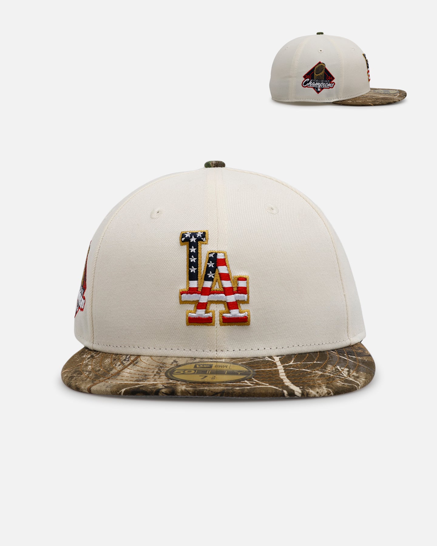 New Era Los Angeles Dodgers 'Stars And Stripes' 59FIFTY Fitted Chrome、mySite、zt4zffjzw