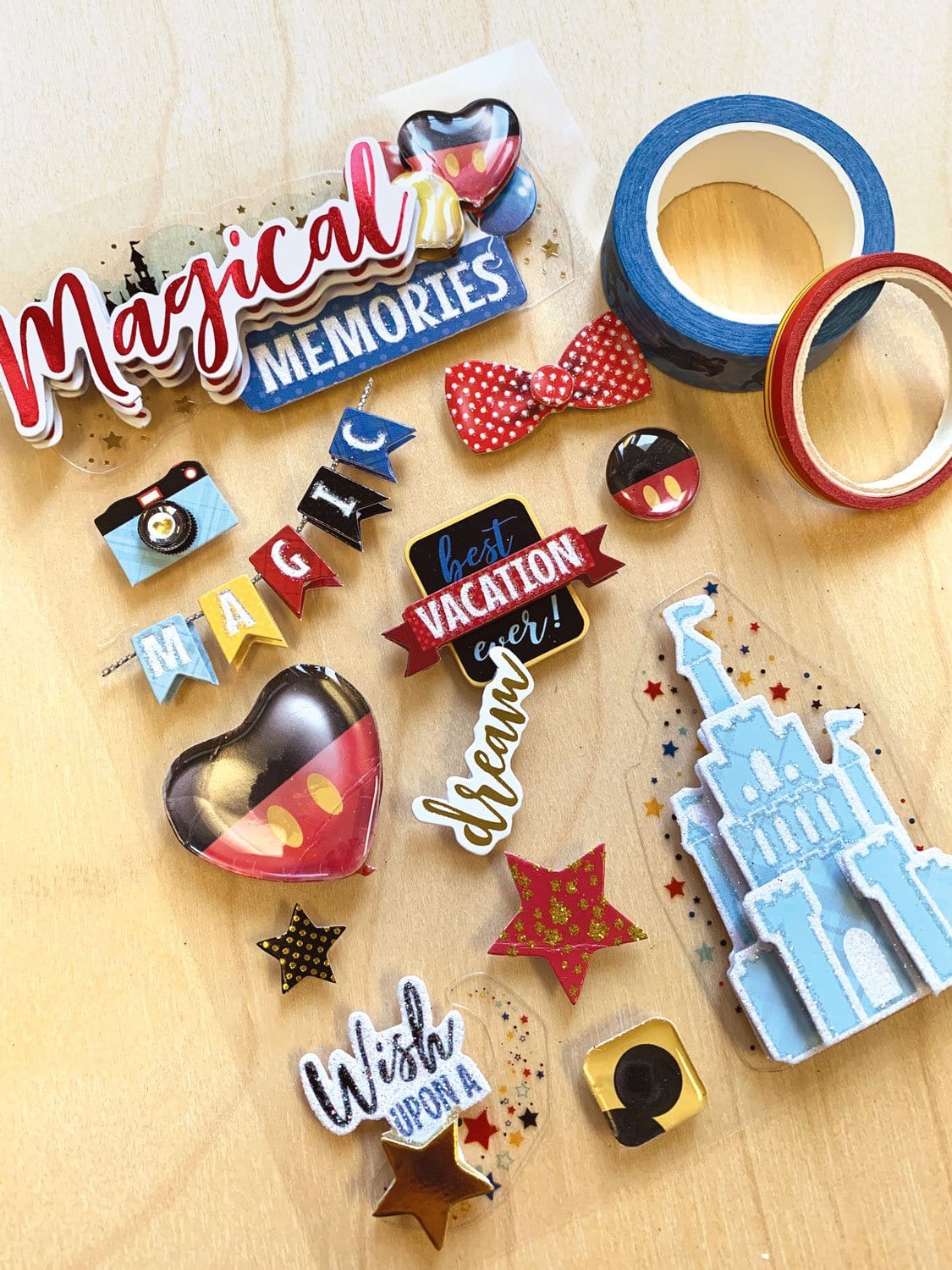  Scrapbook Stickers - 3D Magical Memories、mySite、ghnorth