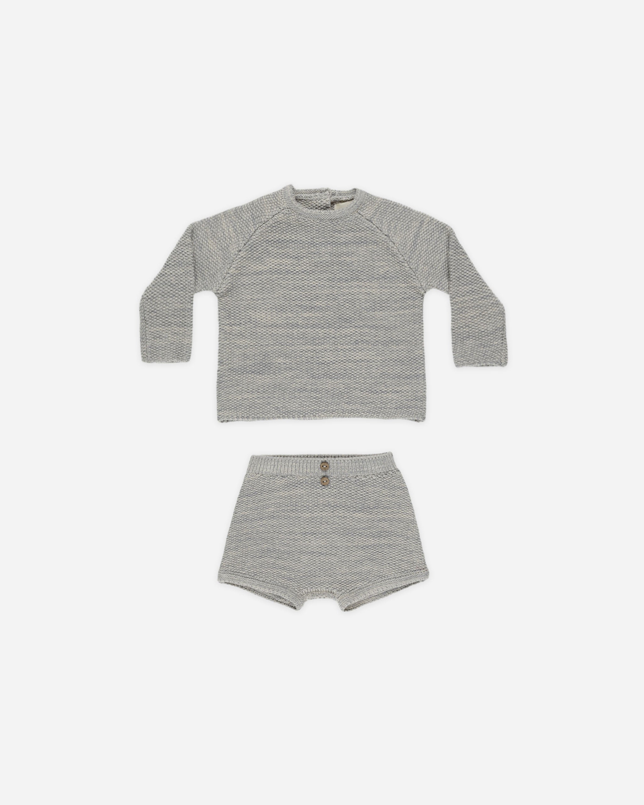  Summer Knit Set || Heathered Blue、mySite、layawaytickets