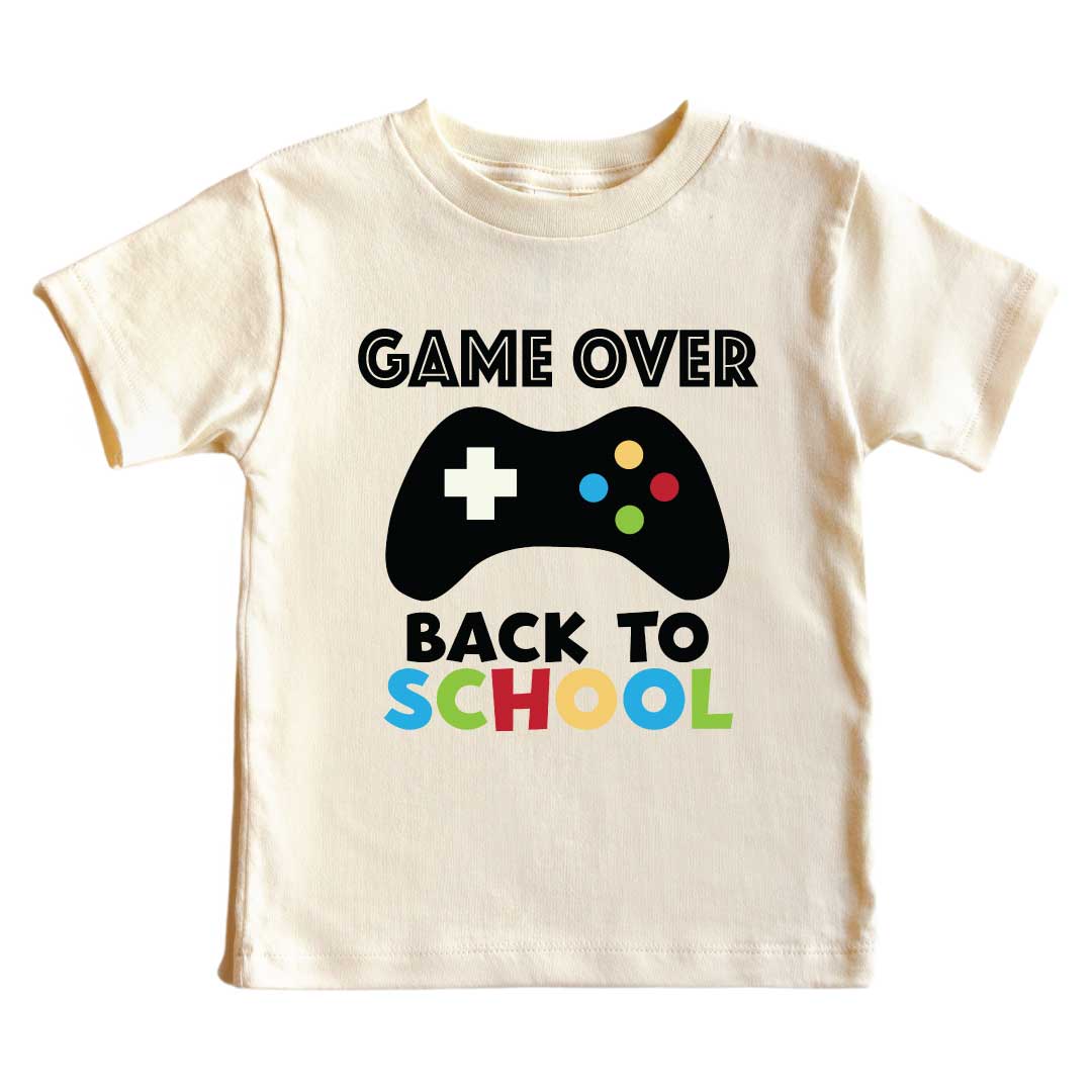  Game Over Kids Graphic Tee | Natural、mySite、layawaytickets