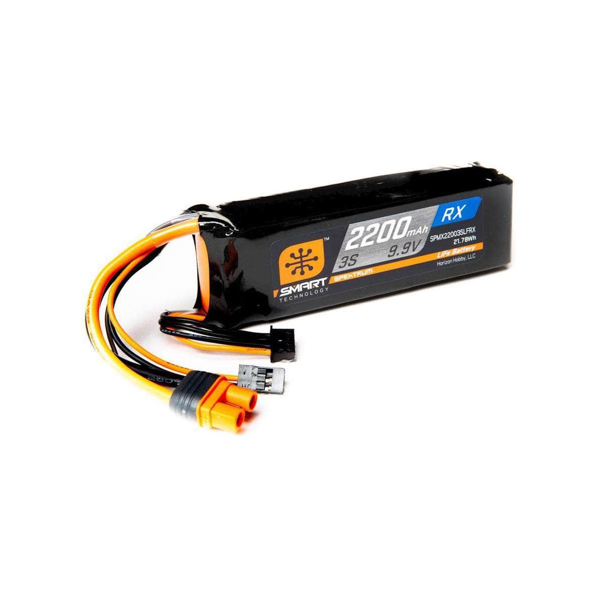  SPMX22003SLFRX, Spektrum RC 2200mAh 3S 9.9V Smart LiFe Receiver Battery; IC3、mySite、merchandisen