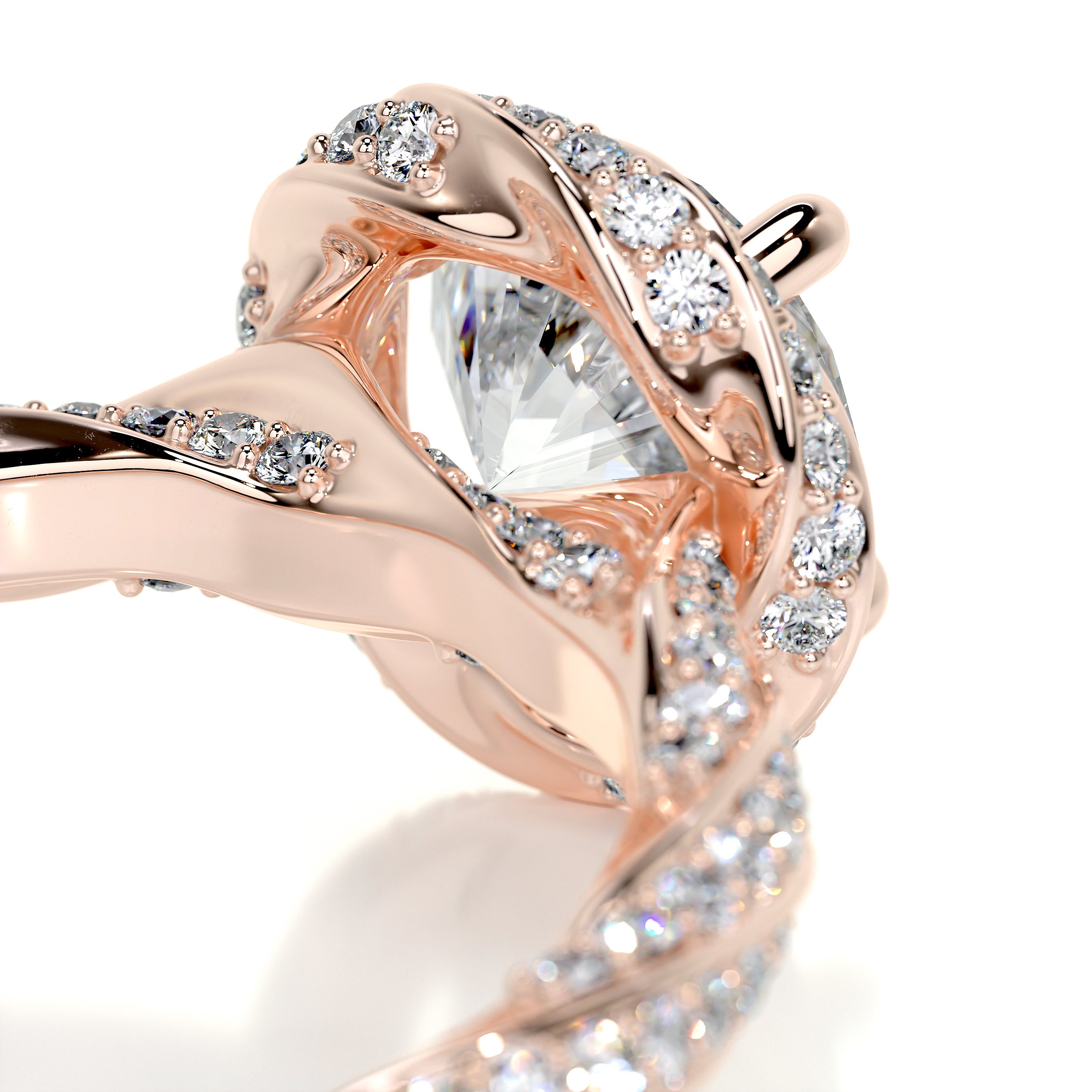 Joanne Diamond Engagement Ring -14K Rose Gold、mySite、hinf8tx79