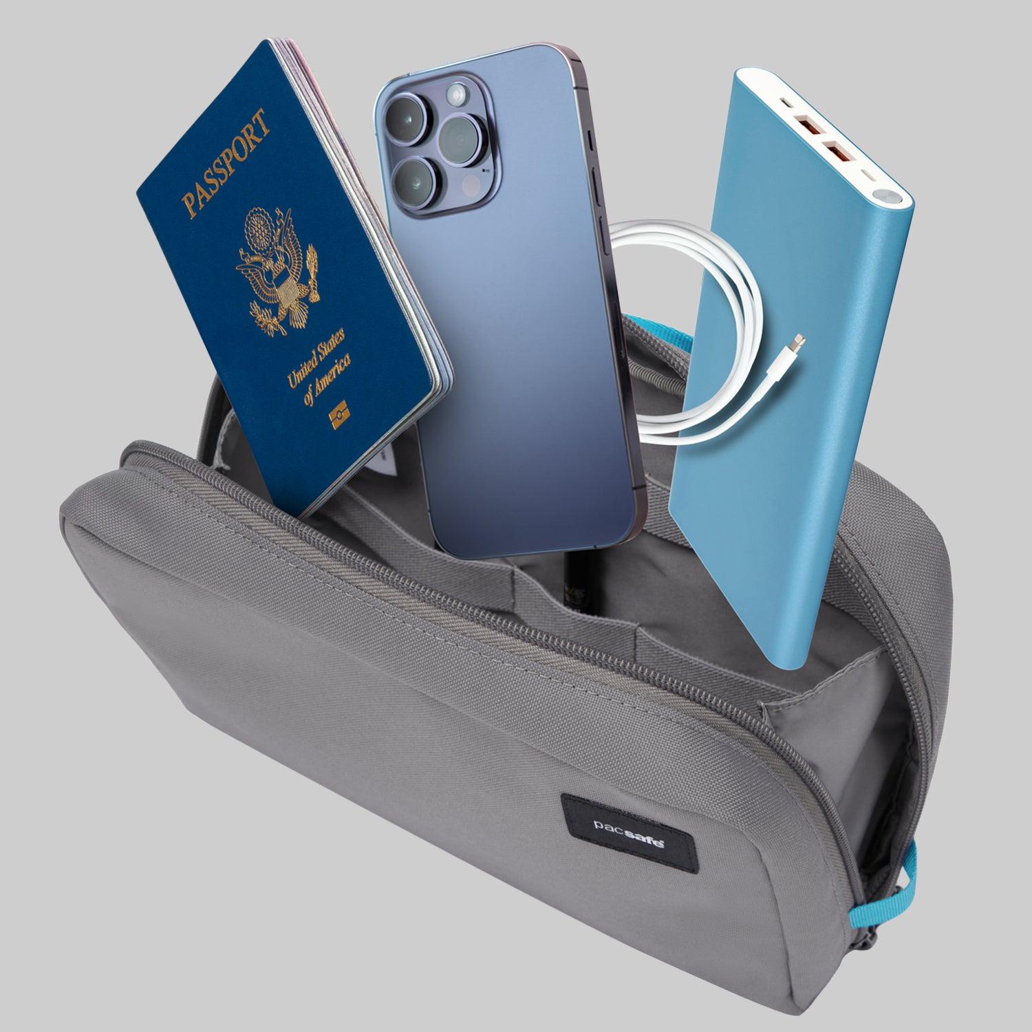 Pacsafe® RFIDsafe™ RFID blocking gear pouch、mySite、garagedoors4me