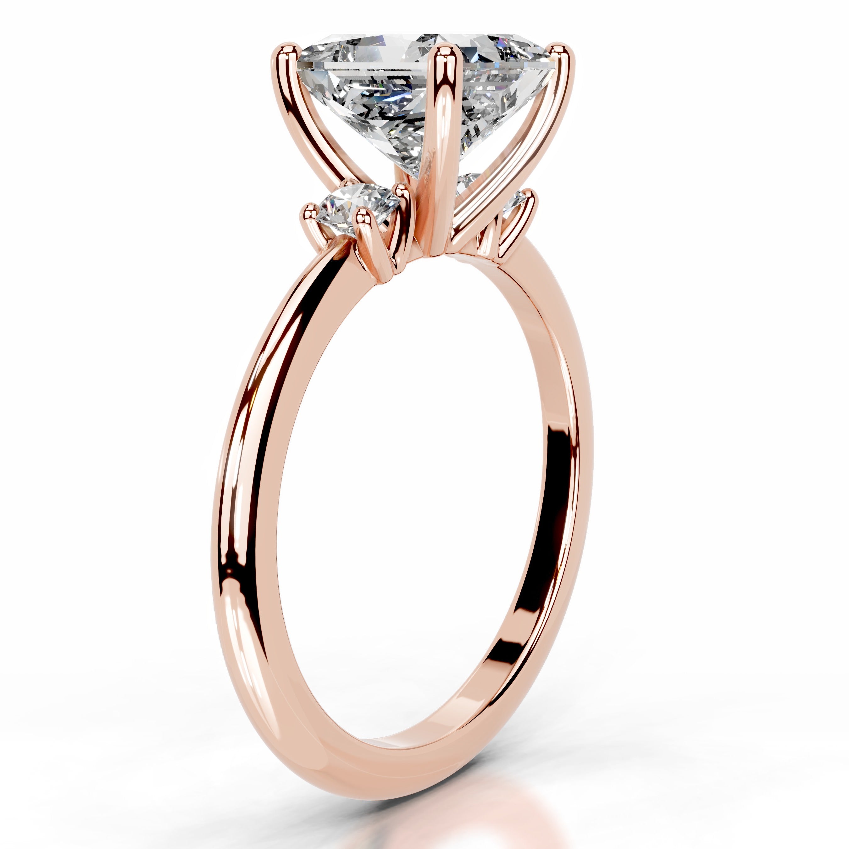 Blanca Lab Grown Diamond Ring - 14K Rose Gold、mySite、hinf8tx79