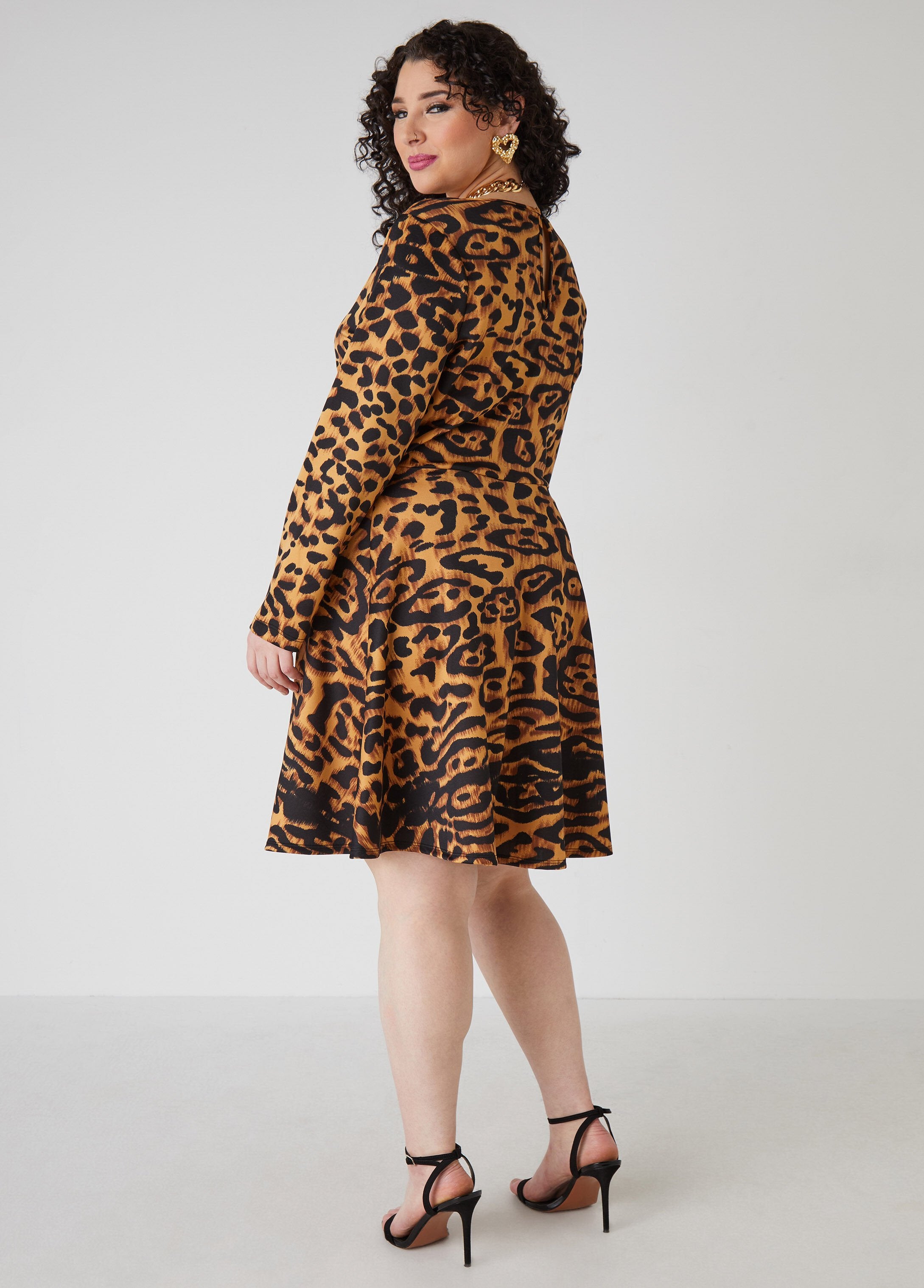 Leopard A Line Dress、mySite、bengalsvssteelers