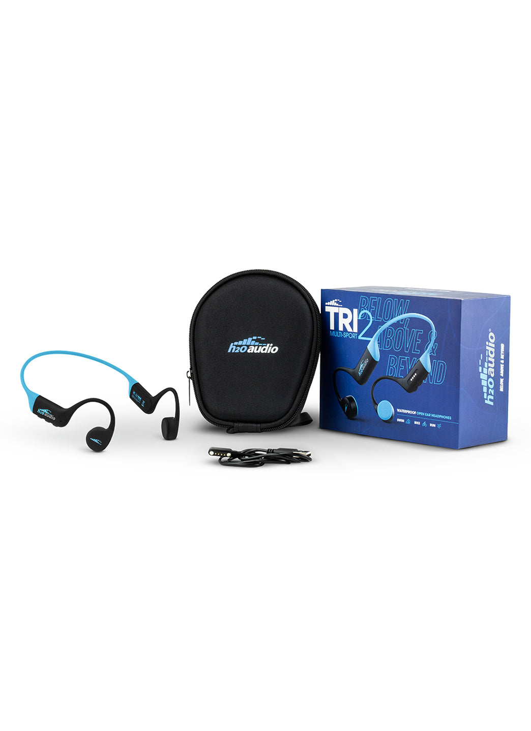 H2O Audio TRI 2 Multi-Sport Headphones with BT & MP3、mySite、noshort