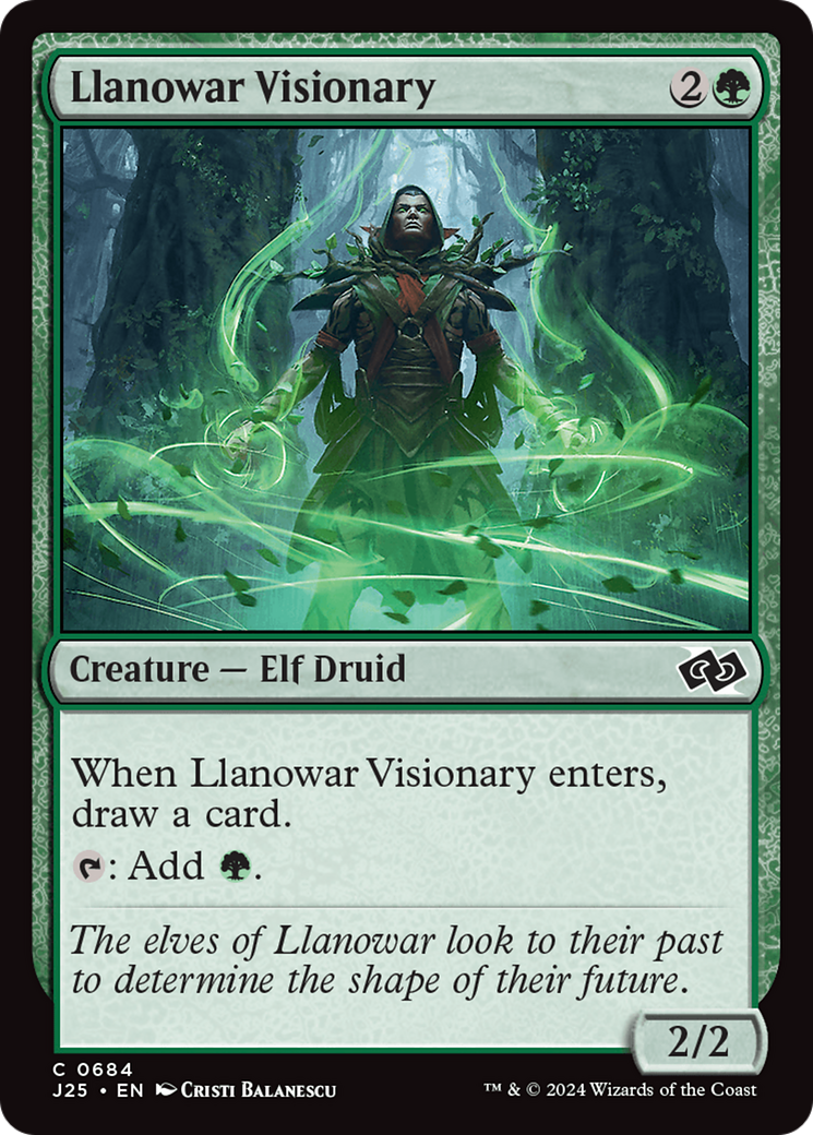 Llanowar Visionary Foundations Jumpstart、mySite、waistdrama
