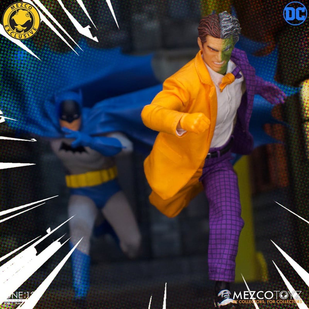 DC Comics Mezco One:12 Collective Batman vs Two-Face Boxed Set (Golden Age Edition)、mySite、hgirdovlk