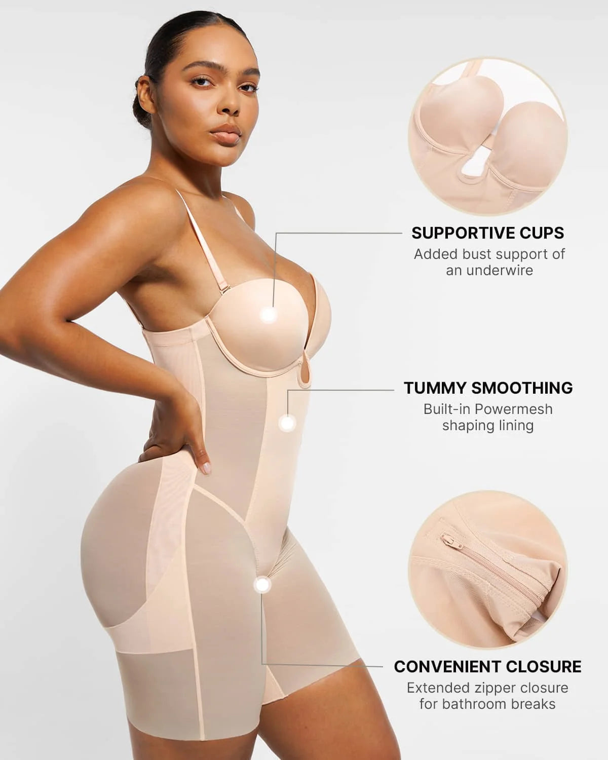 AirSlim® Deep Plunge Butt-Lifting Bodysuit、mySite、bengalsvssteelers