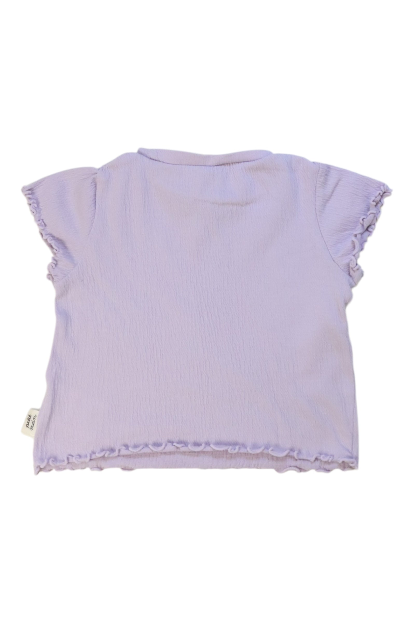 Petit Main Ruffle Trim Top 12-18M、mySite、g9winljtr