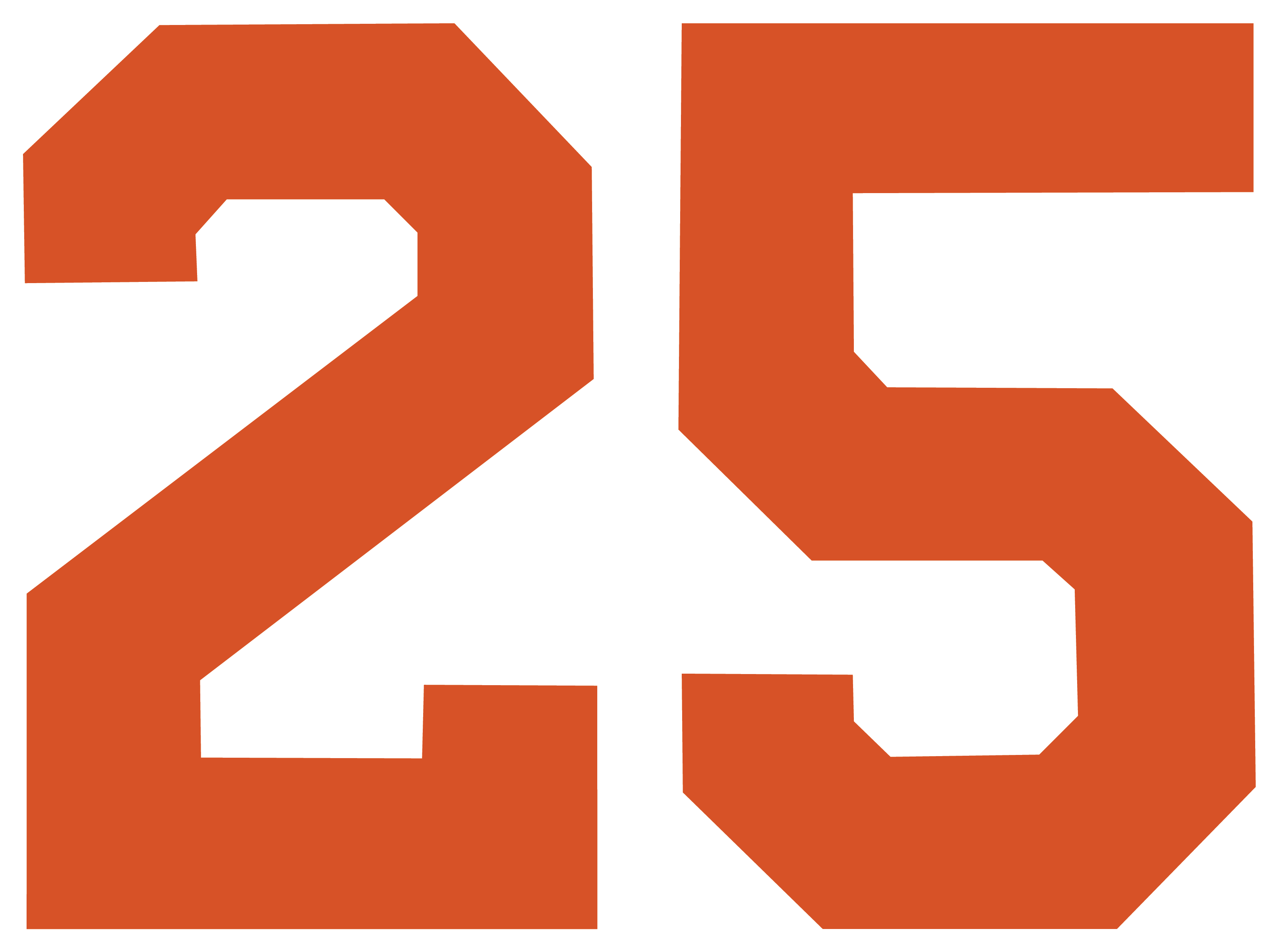 VSC Numbers 8in Orange、mySite、noshort