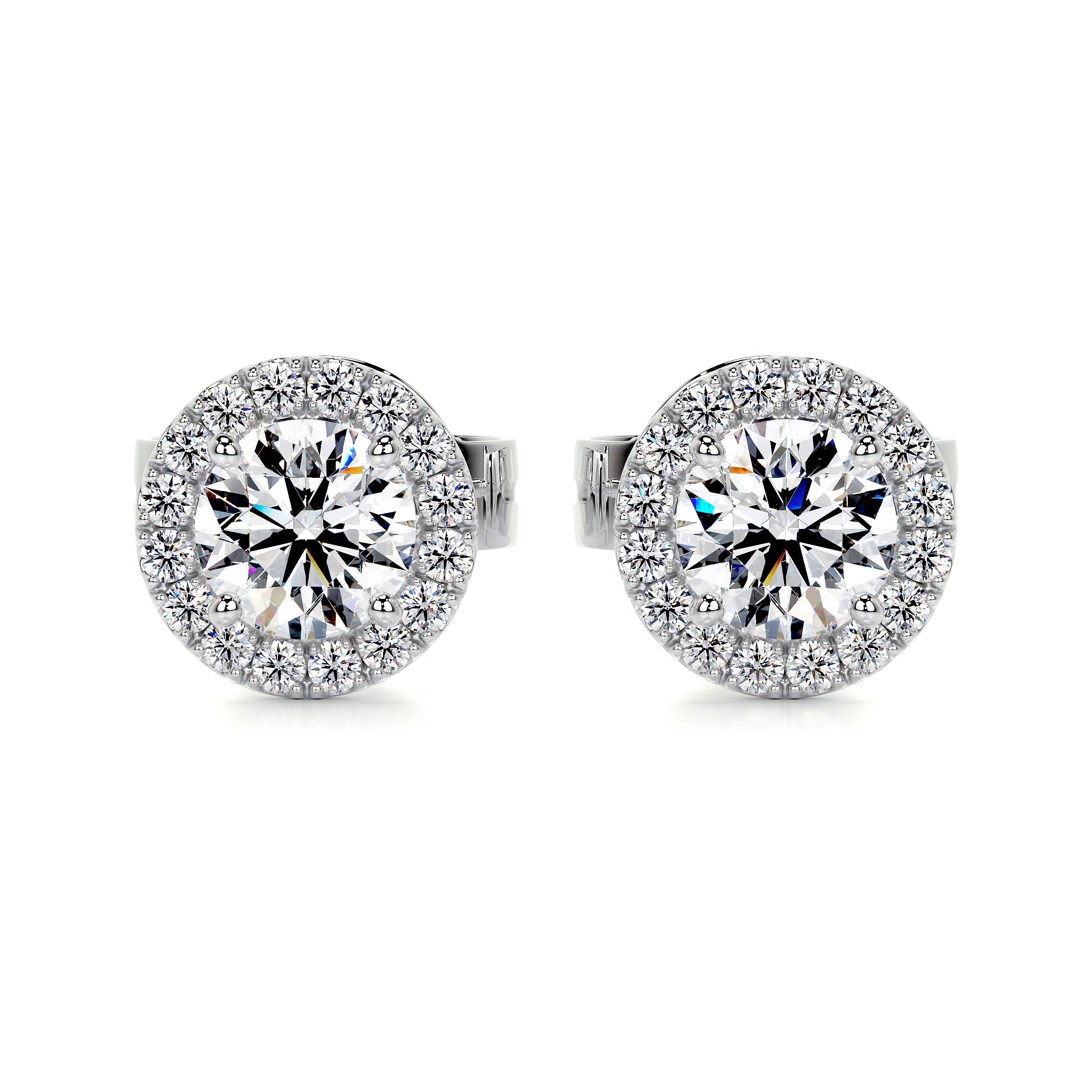 Petit Courtney Lab Grown Diamond Earrings -18K White Gold、mySite、hinf8tx79