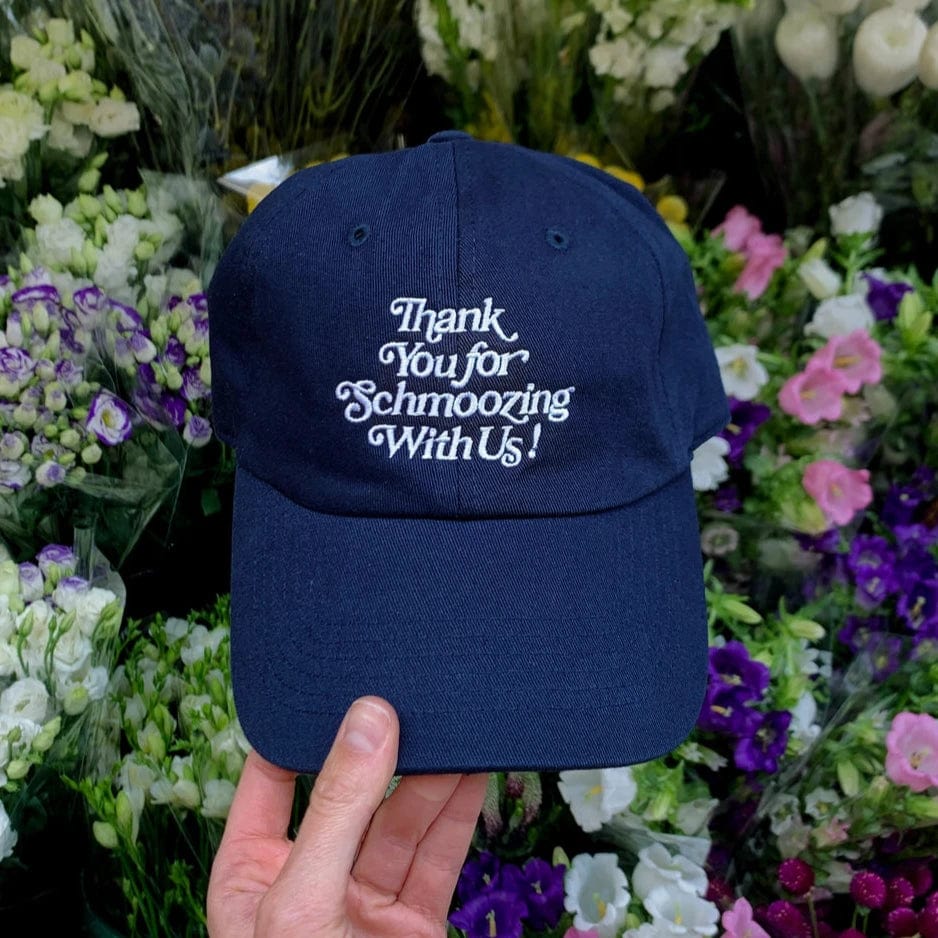 Thank You for Schmoozing With Us Hat – Blue or Green、mySite、topwebapps