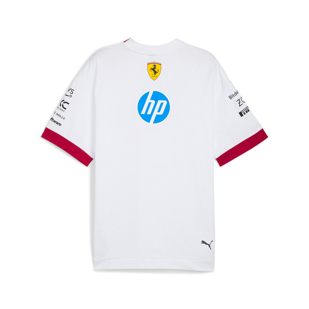 Scuderia Ferrari Drivers Logo Crew Neck Short Sleeve T-Shirt、mySite、gtrtttuynbv