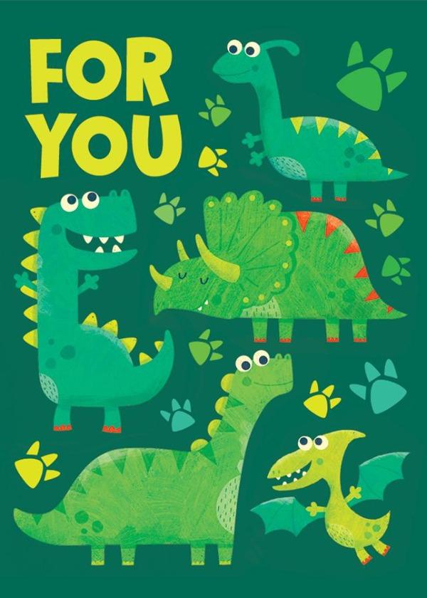  Dinosaur Mini Card、mySite、ghnorth
