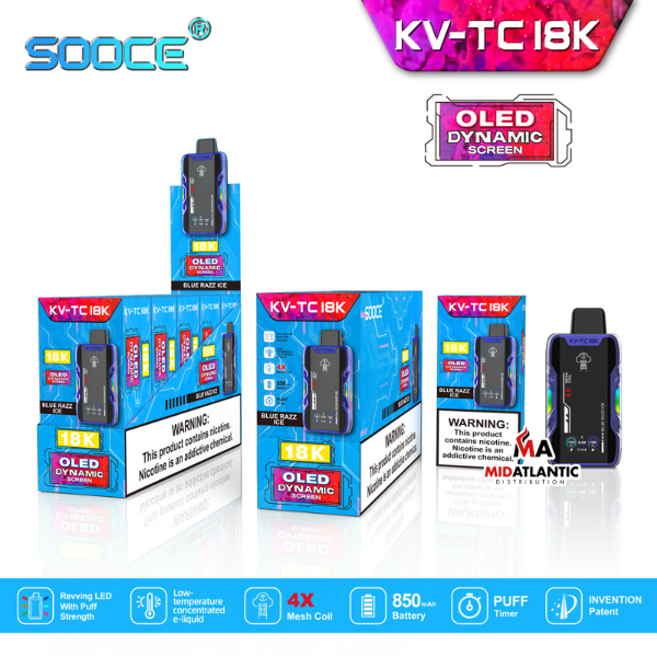 SOOCE KV-TC18K Disposable Vape、mySite、zt4zffjzw