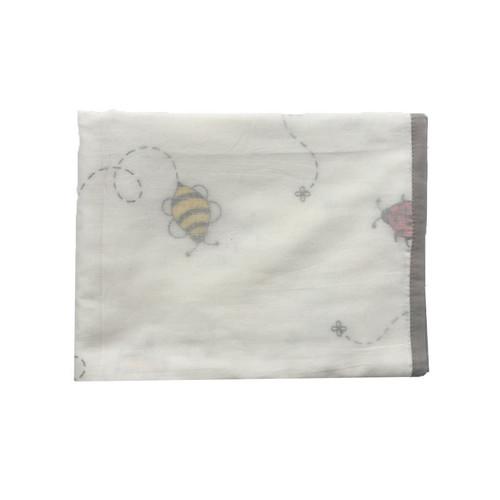 Bee & Bug Muslin Baby Blankie--HANDMADE, High Quality! *、mySite、g9winljtr