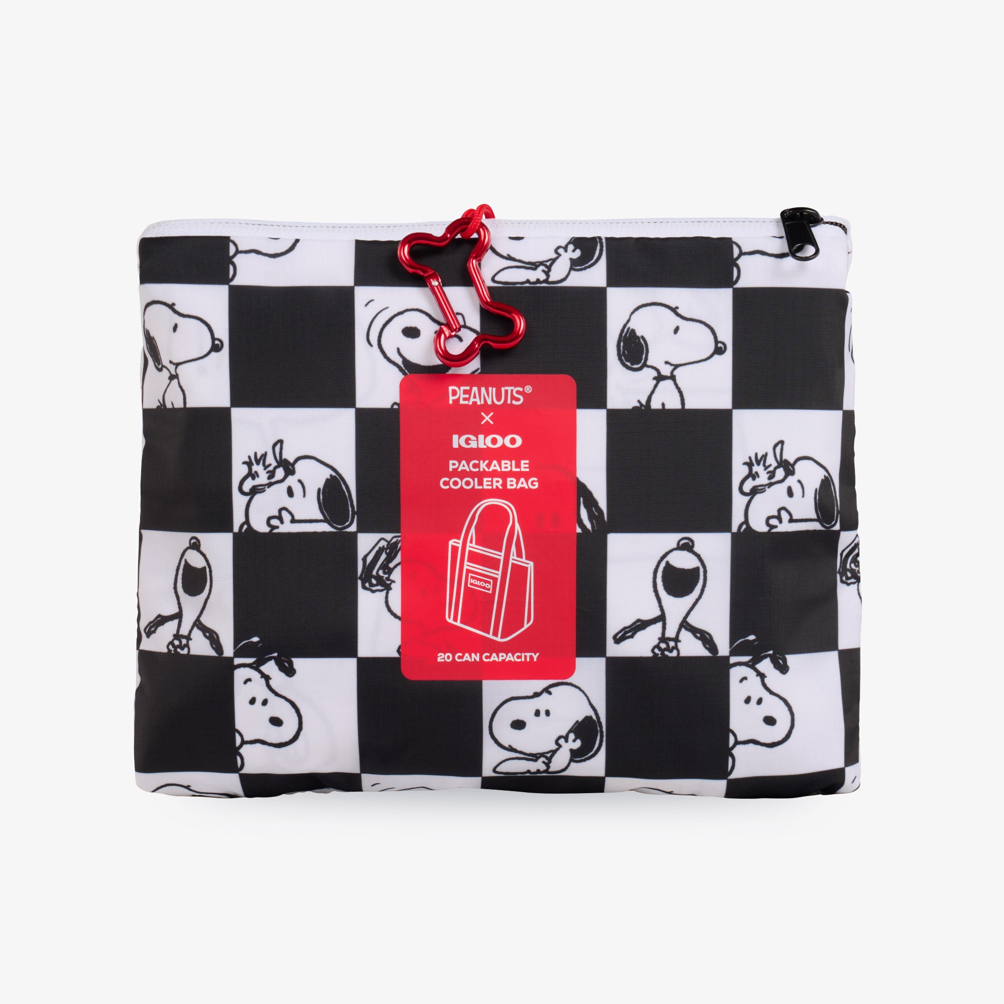 Snoopy Packable Puffer 20-Can Cooler Bag、mySite、noshort
