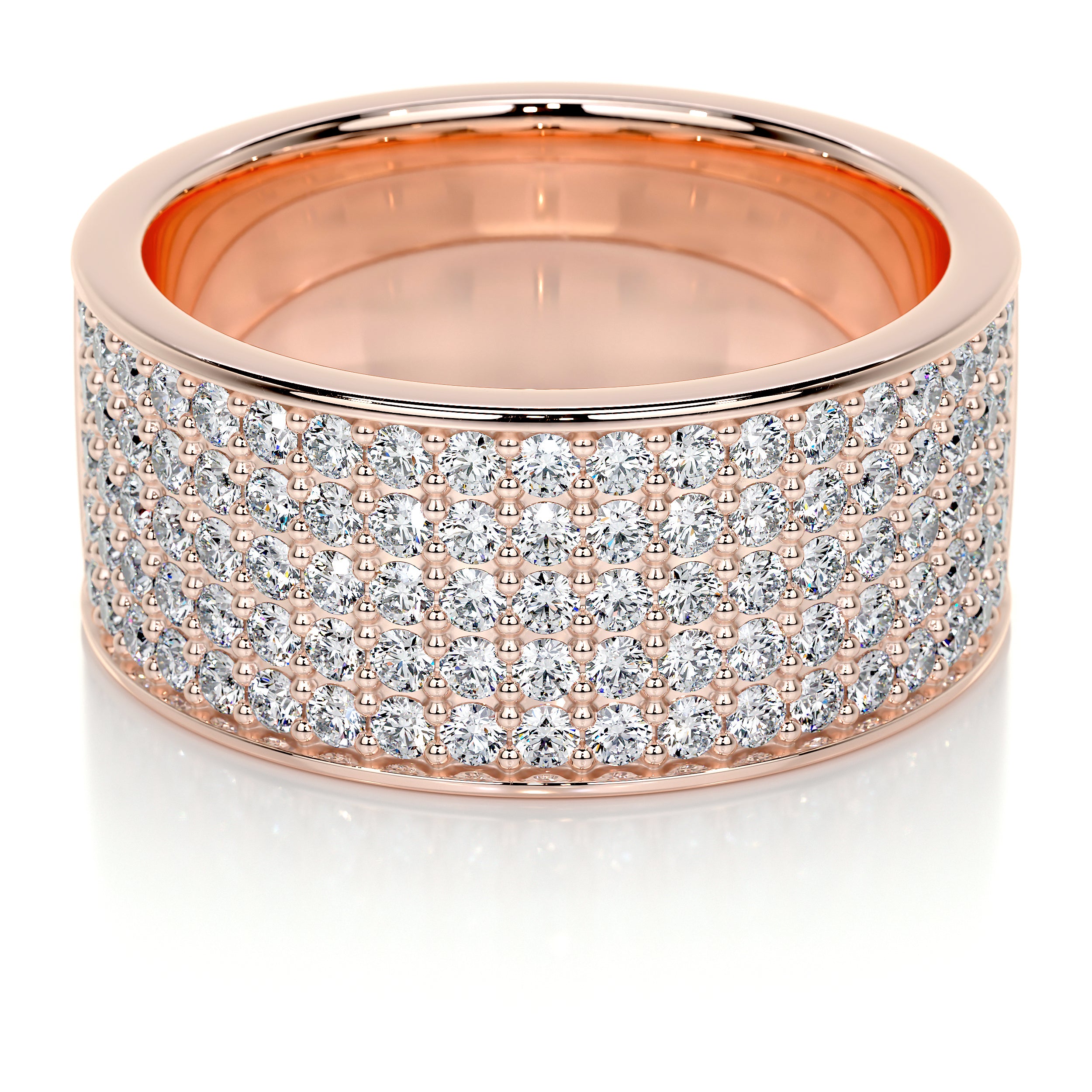 June Lab Grown Diamond Wedding Ring (1 Carat) -14K Rose Gold、mySite、hinf8tx79