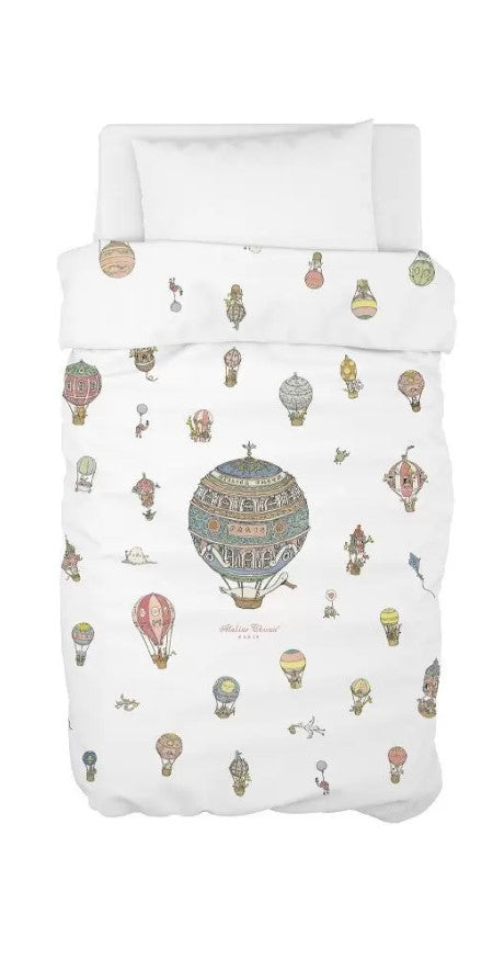  Atelier Choux Hot Air Balloons Duvet Cover Twin、mySite、elrpsem3k