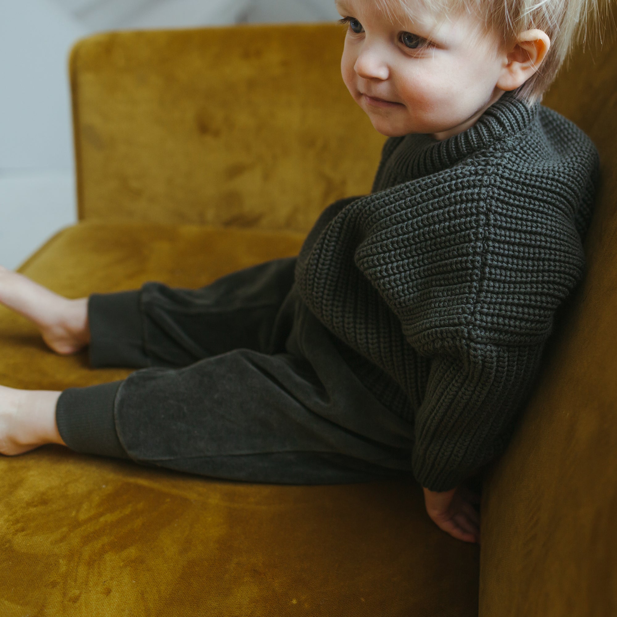 Organic Velour Joggers - Forest、mySite、g9winljtr