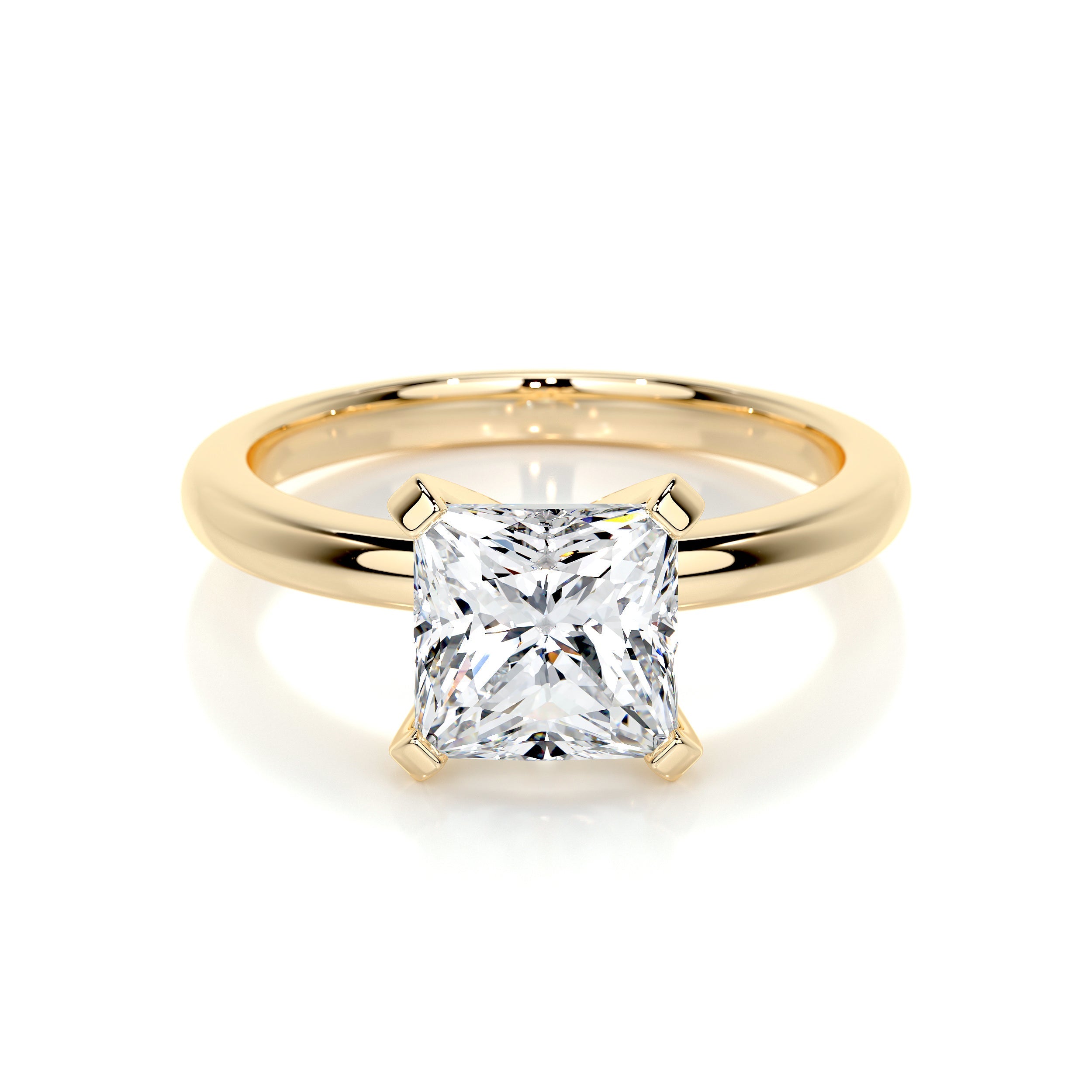 Isabelle Lab Grown Diamond Ring -18K Yellow Gold、mySite、hinf8tx79