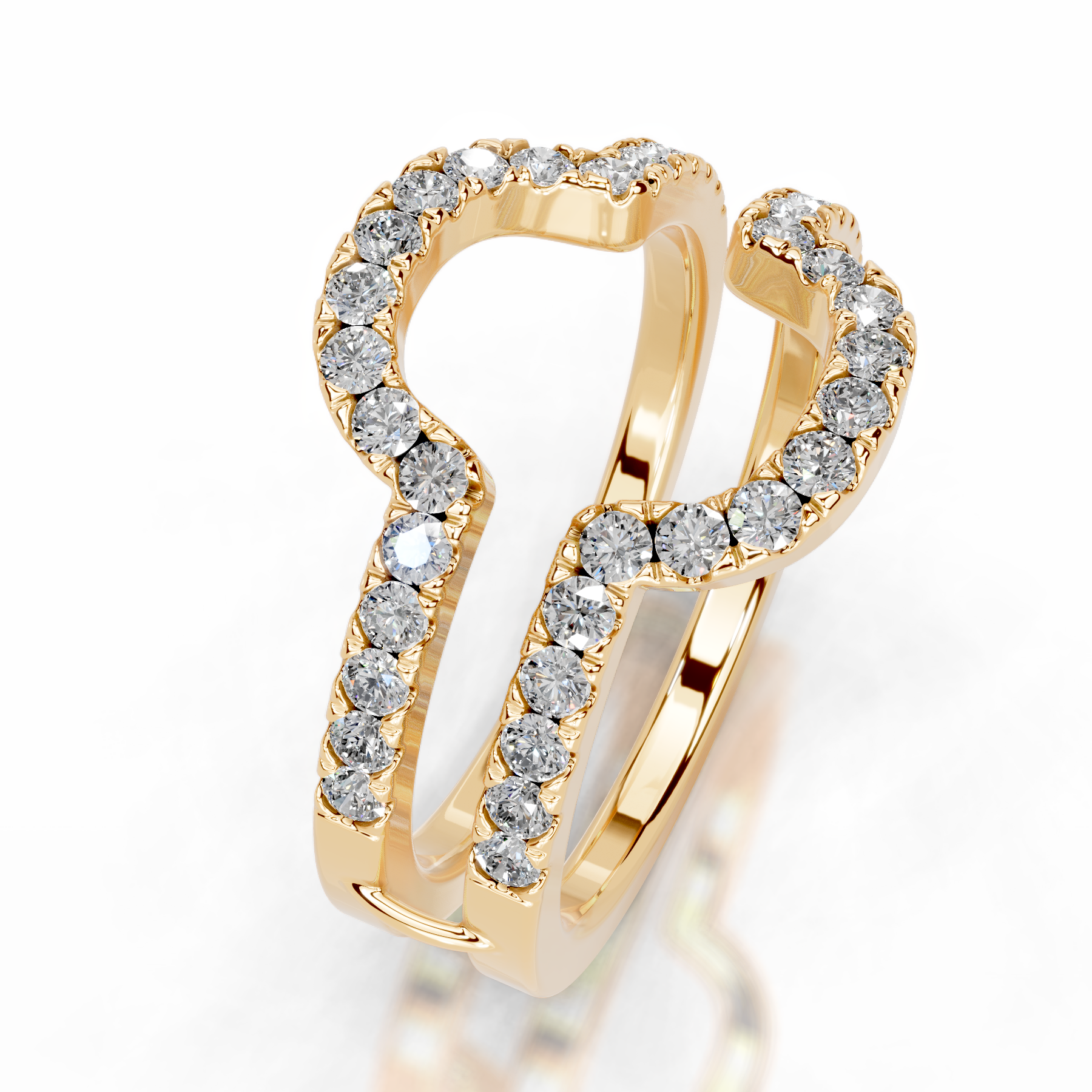 Yana Diamond Wedding Ring (0.50 Carat) -18K Yellow Gold、mySite、hinf8tx79