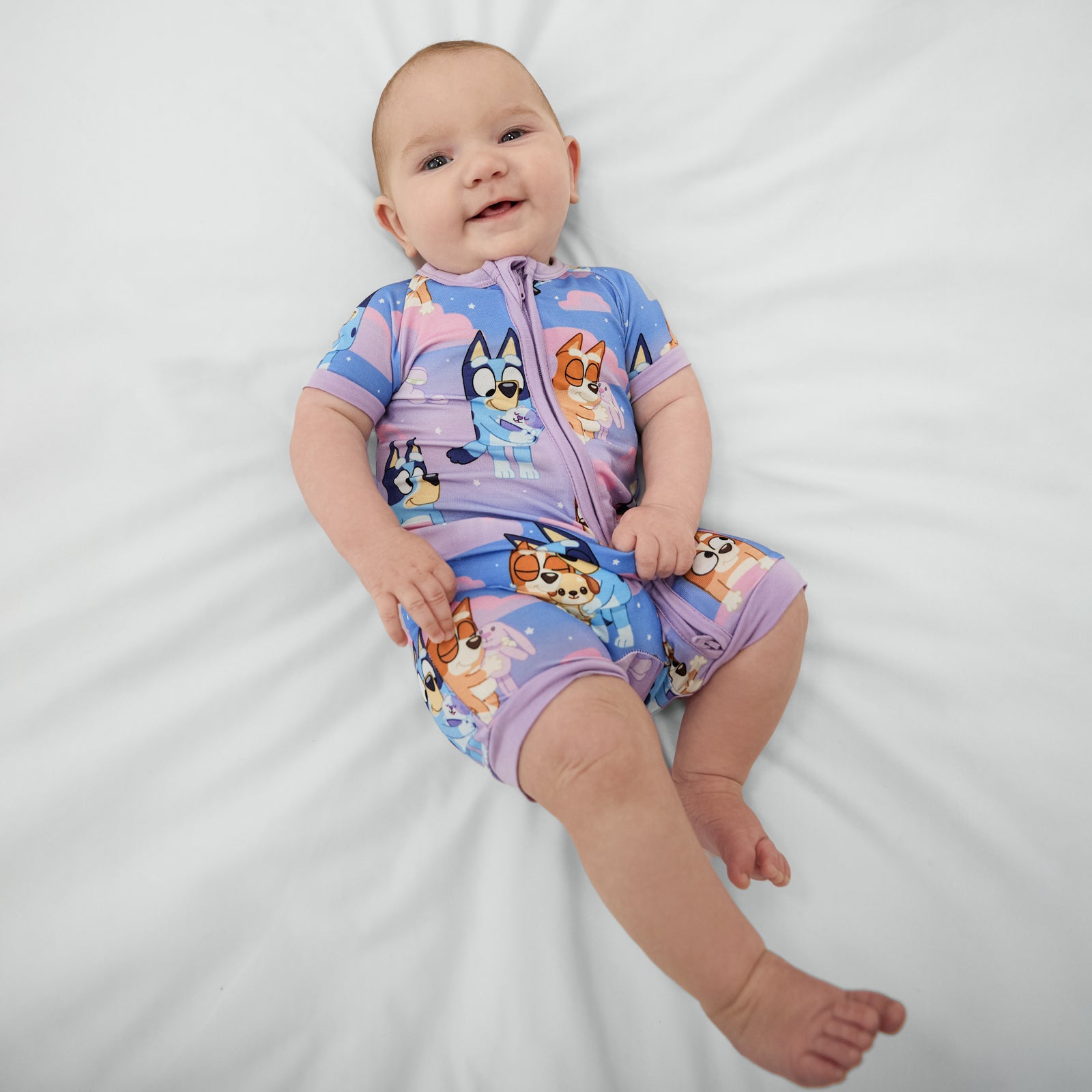 Bluey Purple Sleepytime Shorty Zippy、mySite、g9winljtr