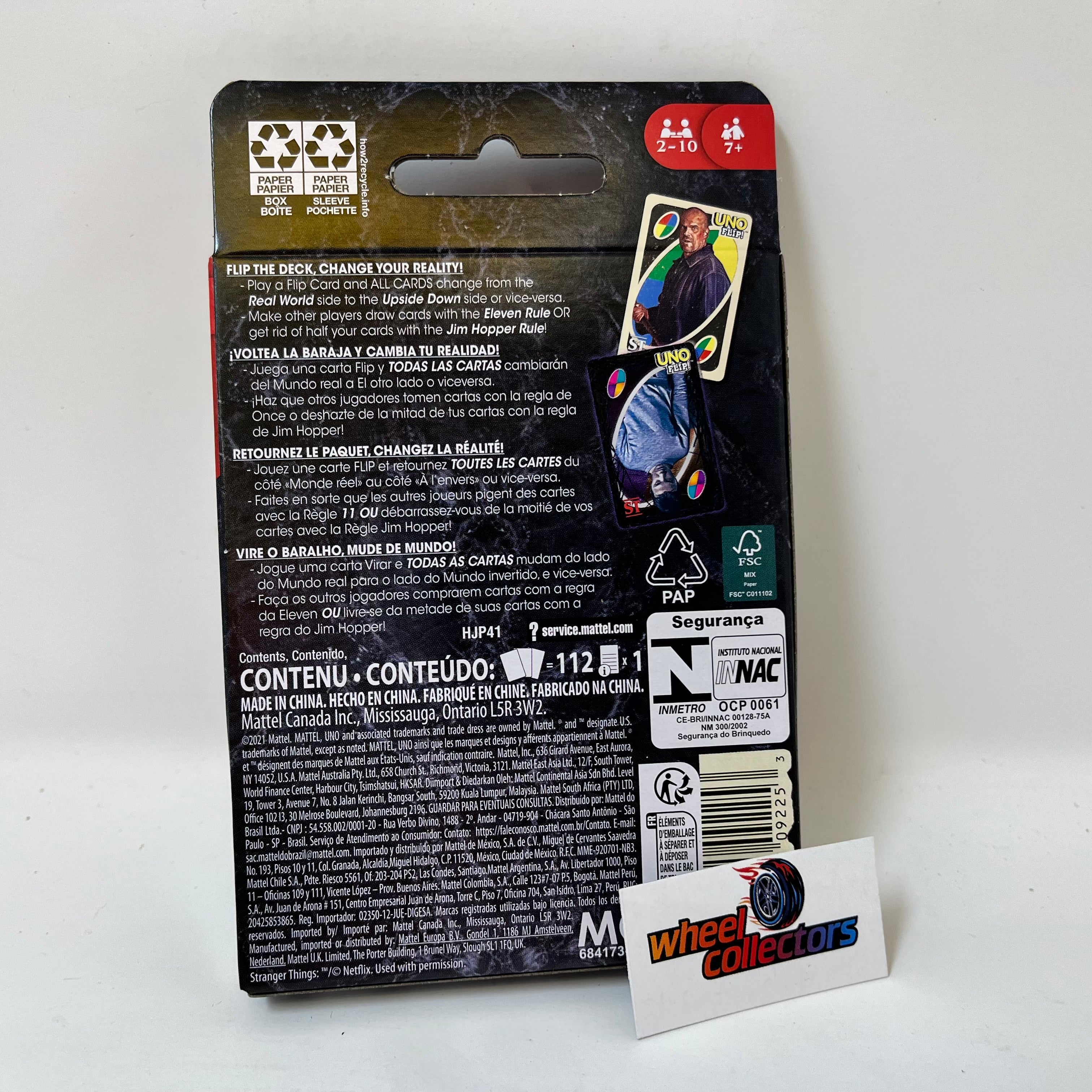 UNO Flip! Stranger Things Netflix Card Game Mattel Games、mySite、hgirdovlk