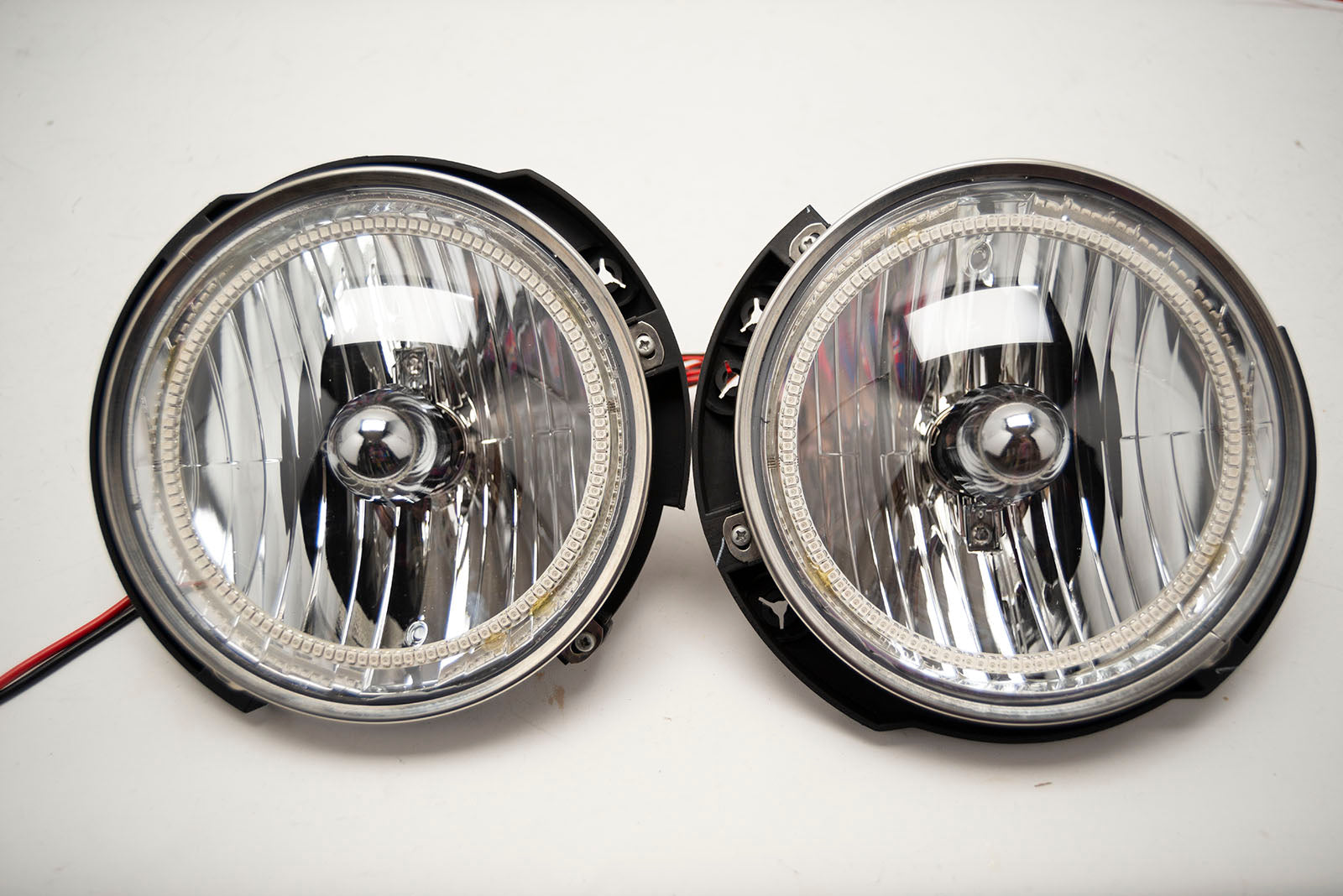 2007-16 Jeep Wrangler JK Headlights - ORACLE Purple/UV SMD Halos Pre-Installed、mySite、nflplayoffbracketp