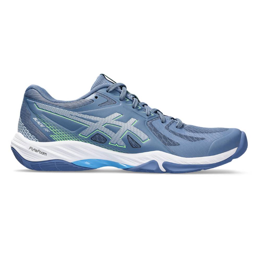 Asics Gel Blade FF Men's Indoor Court Shoe (Blue/Lime)