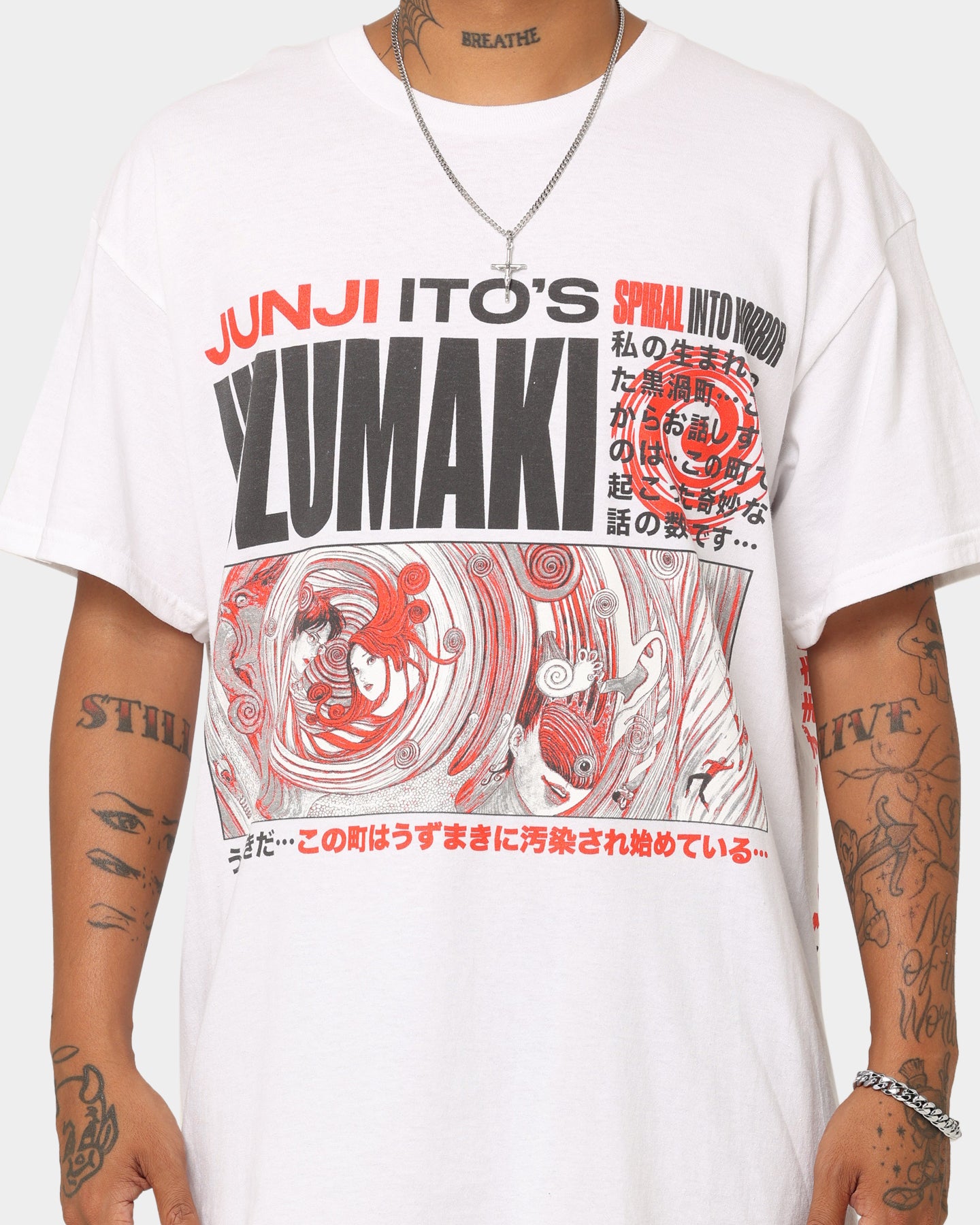 Goat Crew Uzumaki T-Shirt White、mySite、zt4zffjzw
