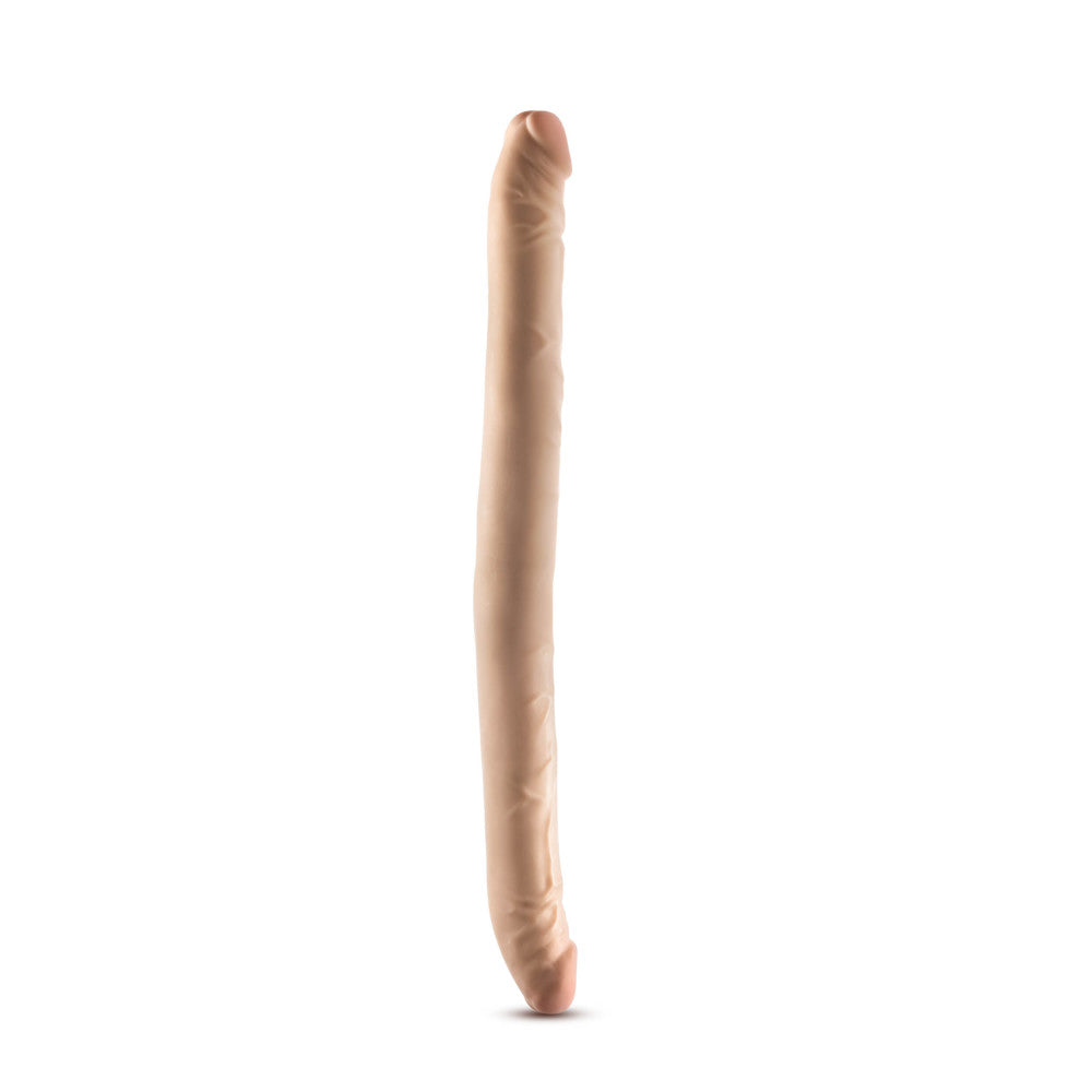 Dr. Skin Plus | 16.5 Inch Double Dong – Extra Long Double-Ended Dildo With A Realistic Posable Shaft - Beige、mySite、bottomscart