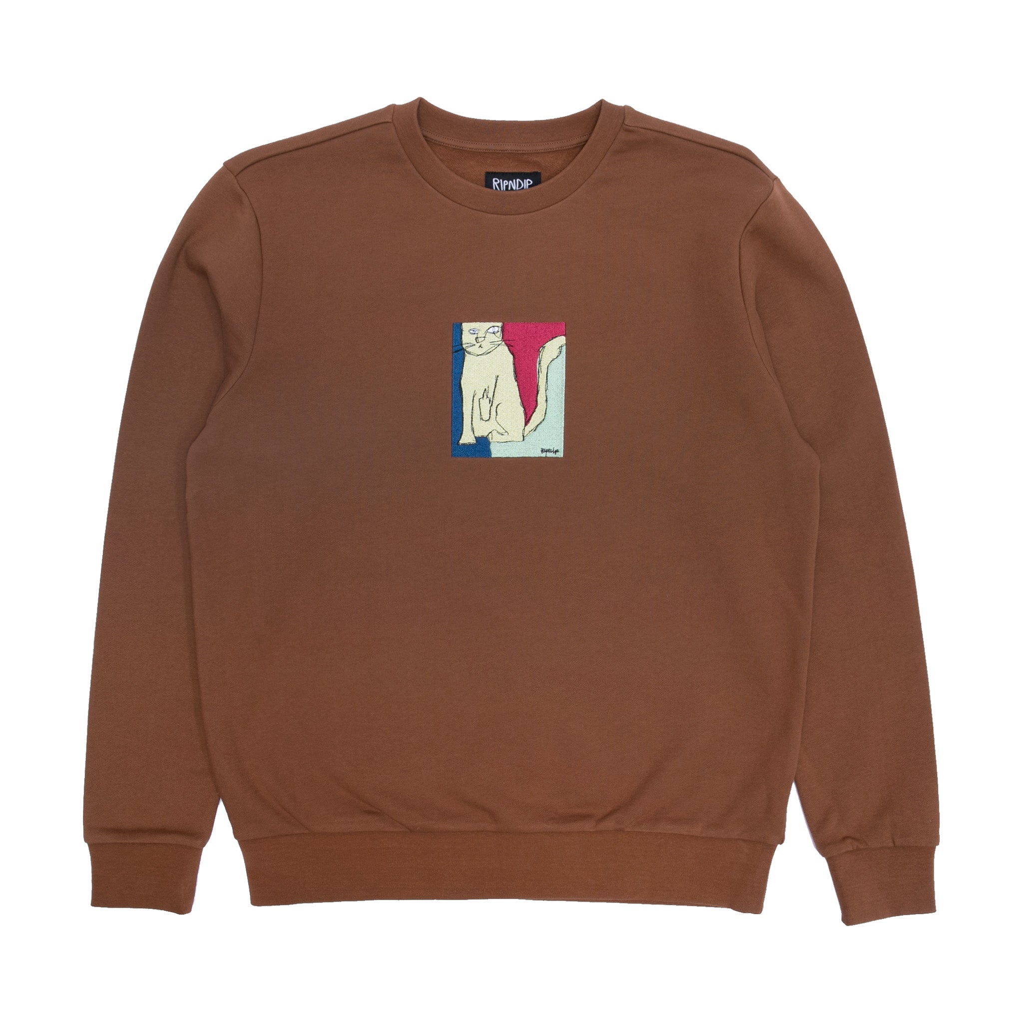  Nermhol Crewneck (Brown)、mySite、merchandisen
