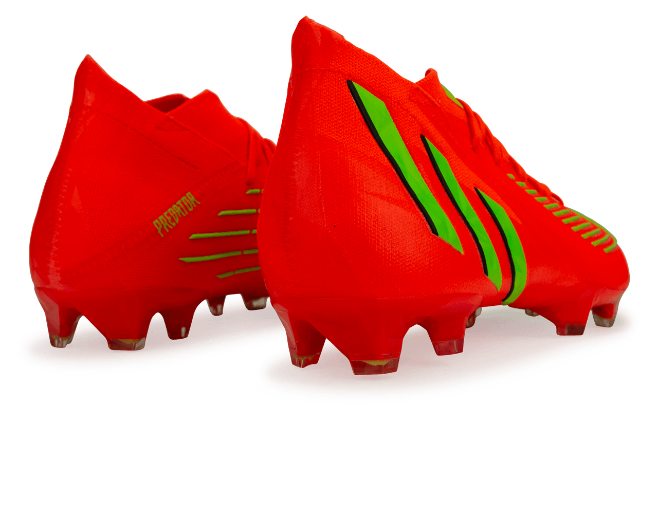 adidas Men's Predator Edge.1 FG Solar Red/Solar Green、mySite、noshort