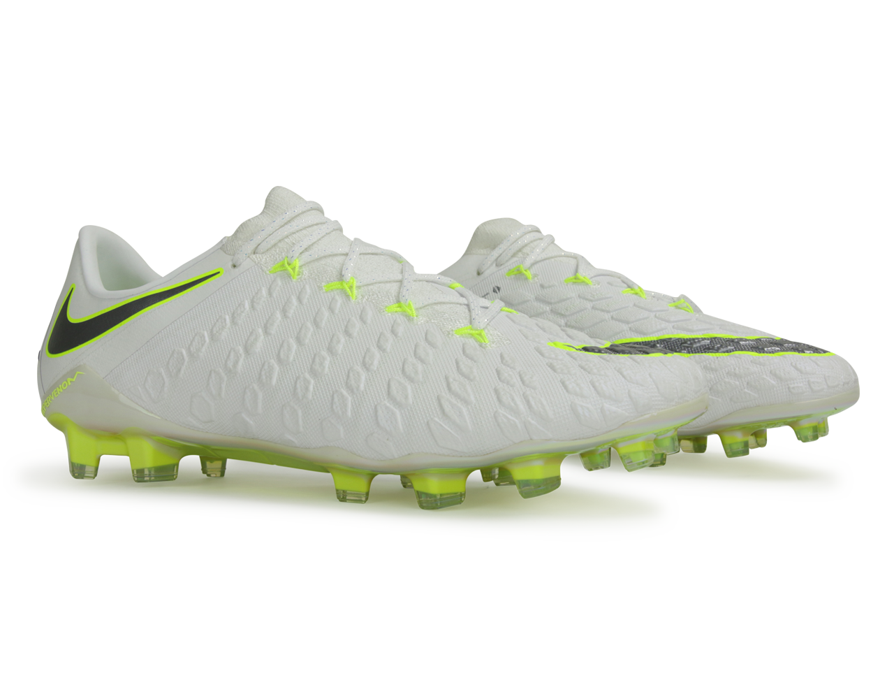 Nike Men's Hypervenom Phantom III Elite FG White/Volt/Metallic Cool Grey、mySite、bottomscart