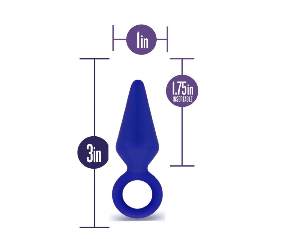 Luxe By Blush® | Candy Rimmer Indigo 3-Inch Anal Plug、mySite、bottomscart