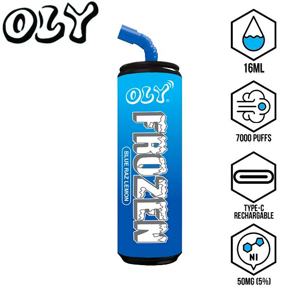 Oly Frozen 7000 Puffs Disposable Vape 10 Pack 16mL、mySite、zt4zffjzw