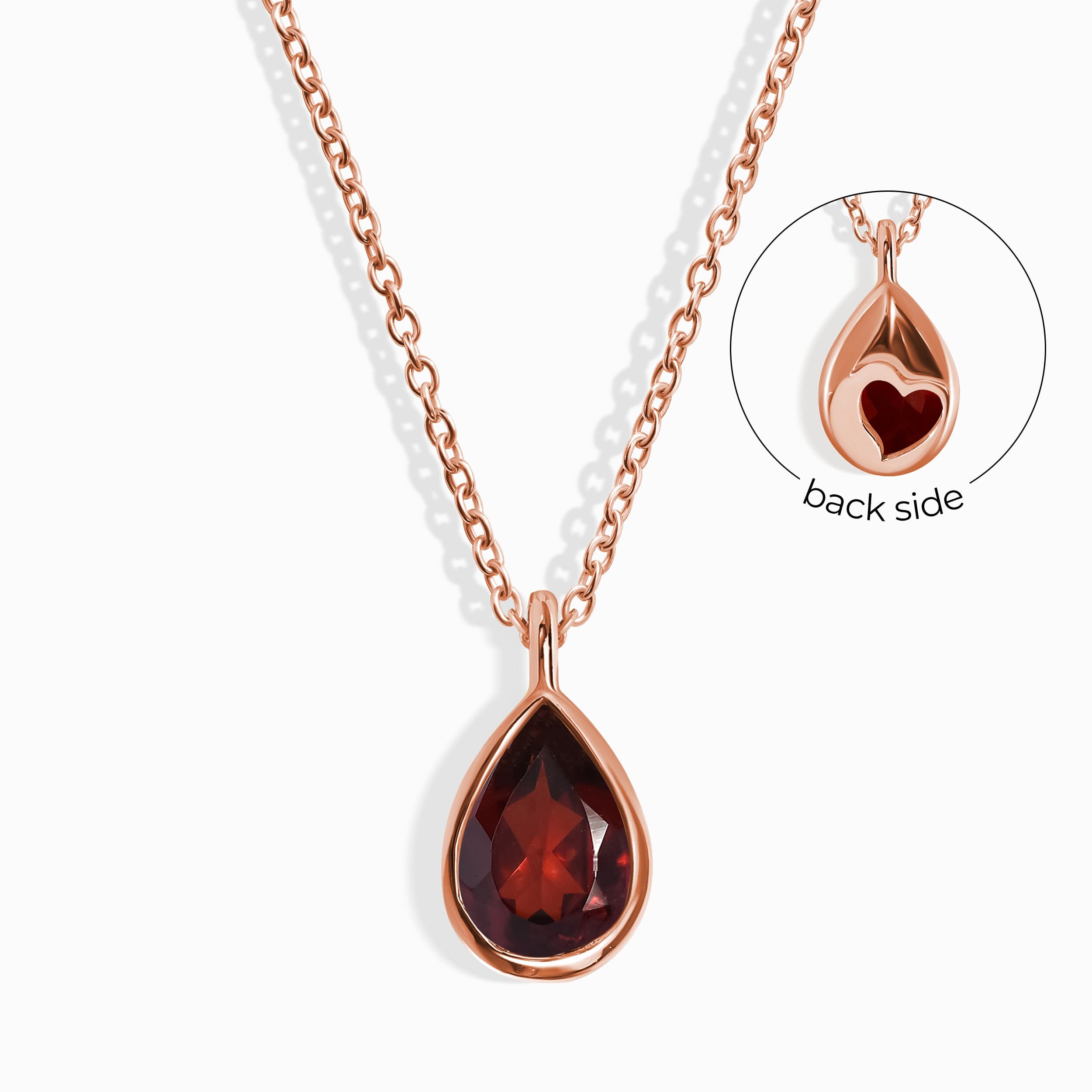 Garnet Necklace - Hidden Heart、mySite、hinf8tx79