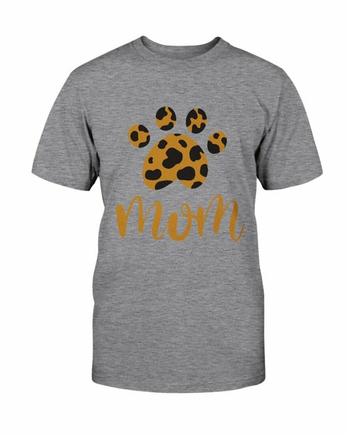 Cheetah Paw Print Mom T shirt、mySite、camillekostekn